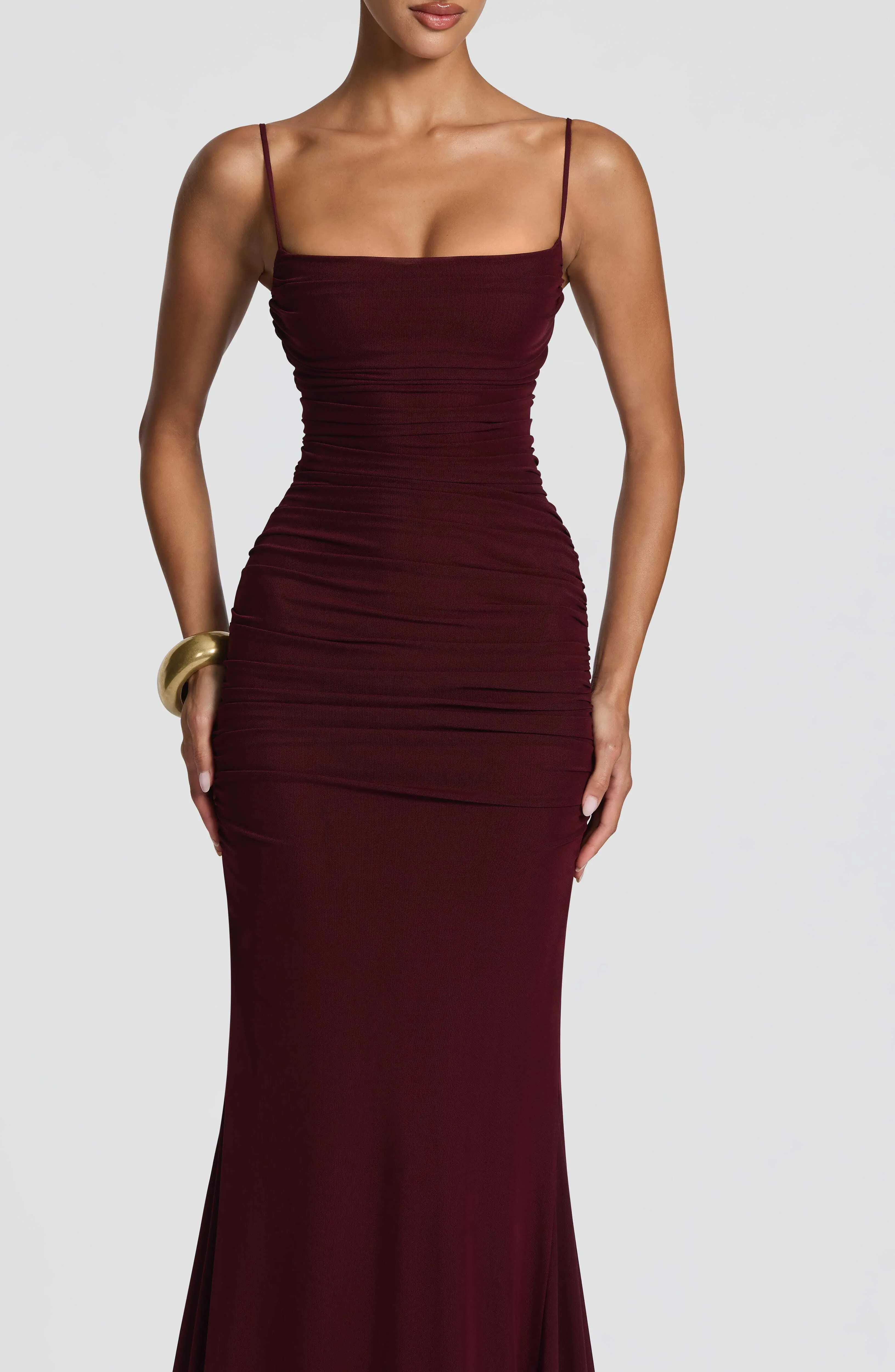 Zaria Gown - Cherry Lacquer - Image 6
