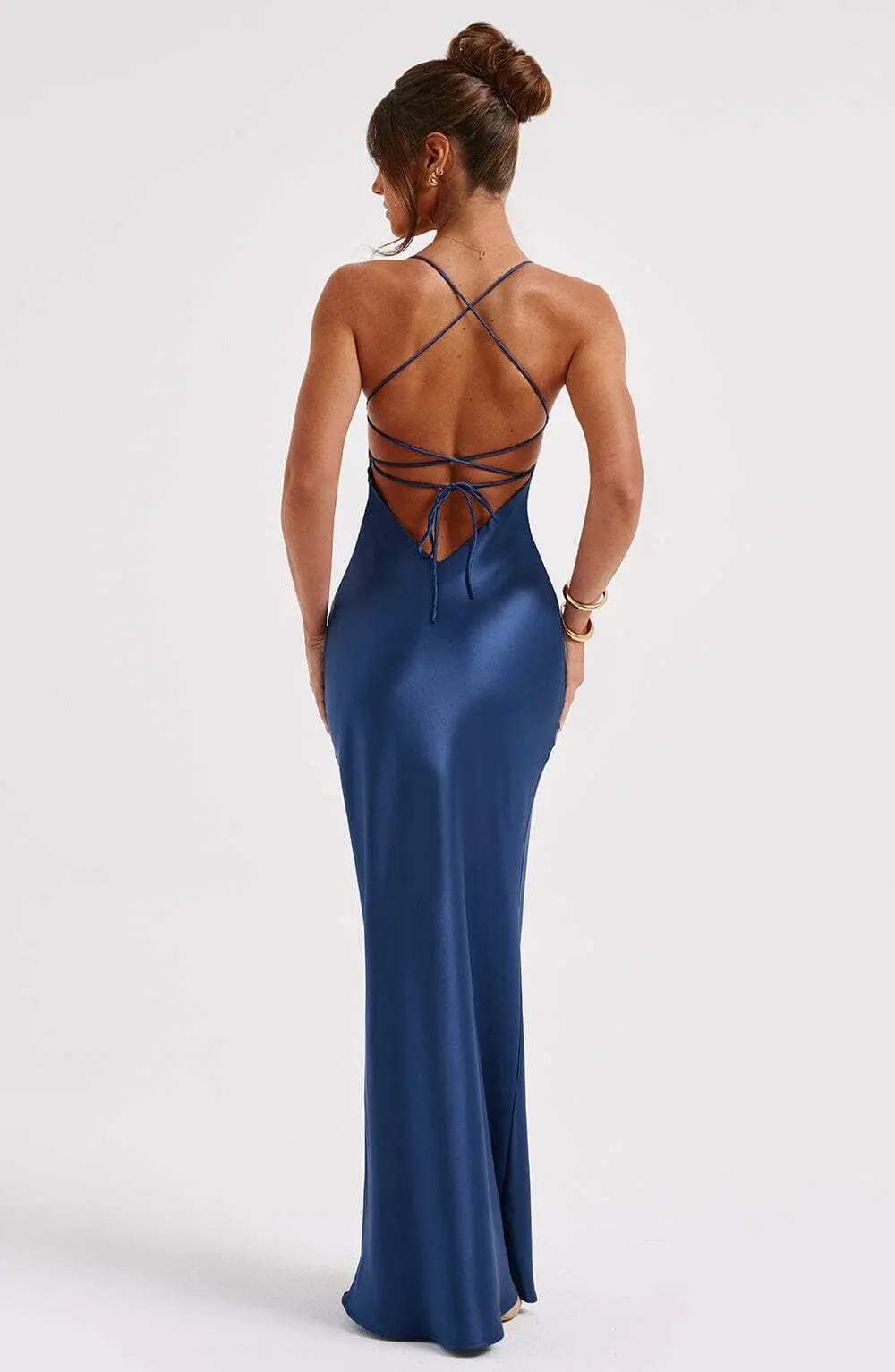 Malika Maxi Dress - Navy - Image 2