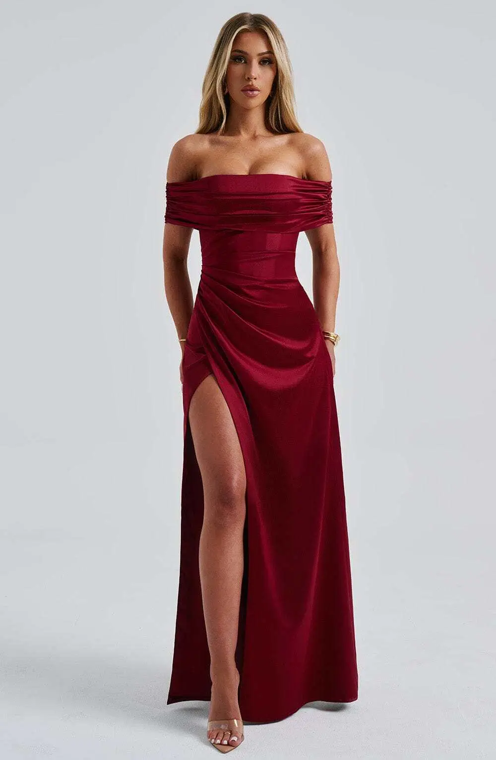 Gwendolyn Maxi Dress - Burgundy - Image 8