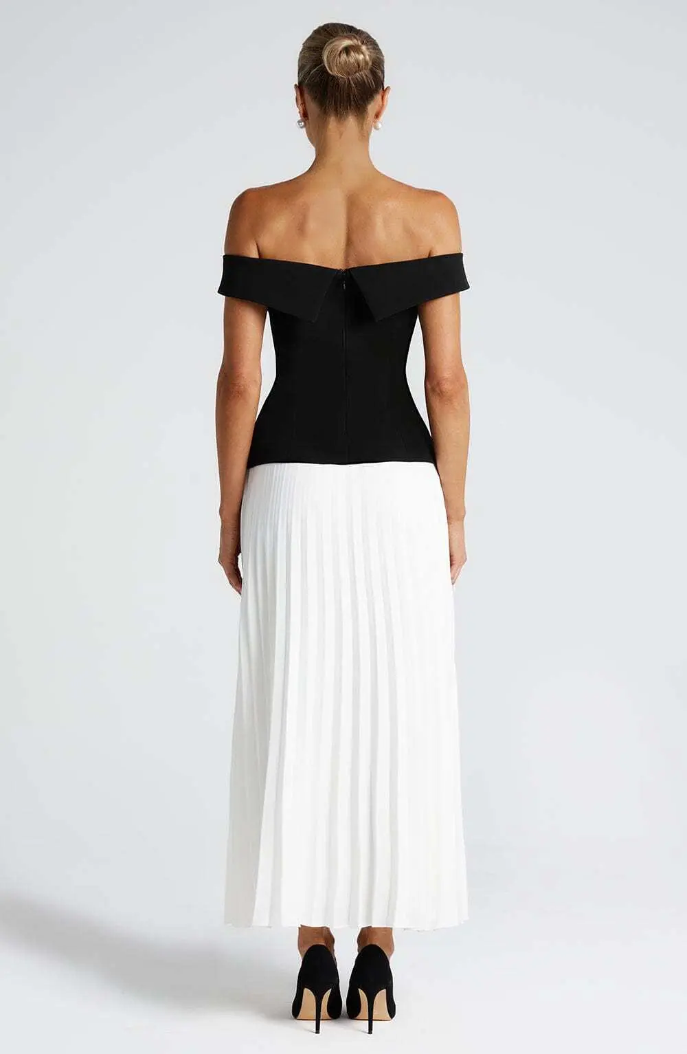 Penny Midi Skirt - Ivory - Image 3