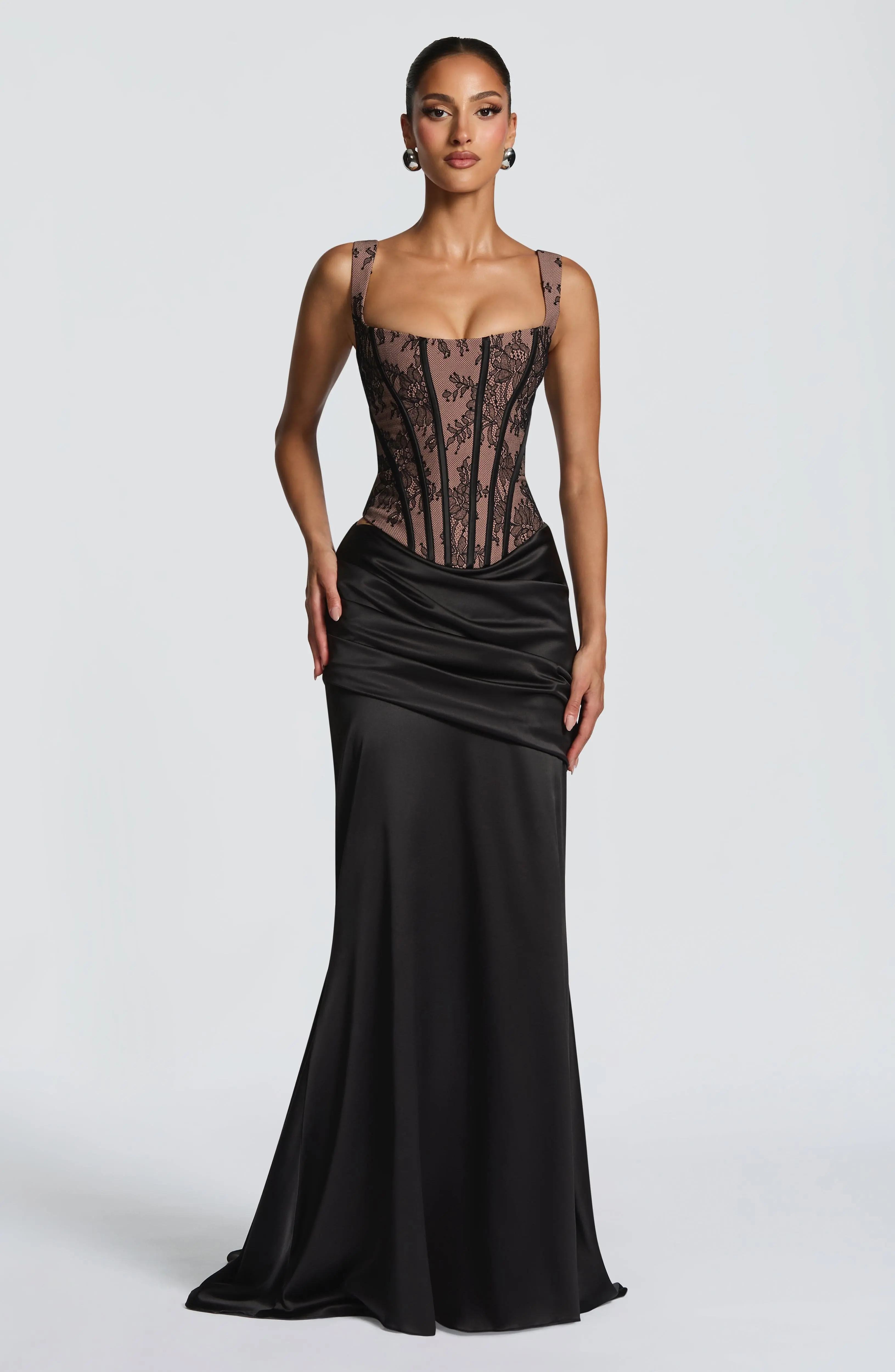 Claudette Maxi Skirt - Black - Image 6