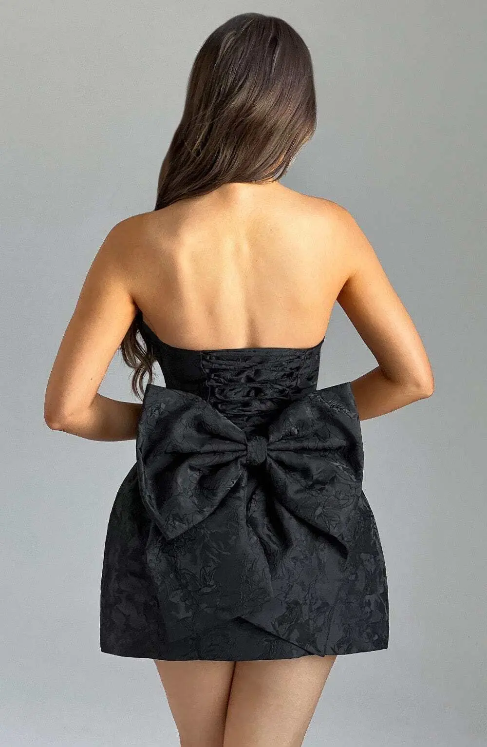 Elenora Mini Dress - Black - Image 2