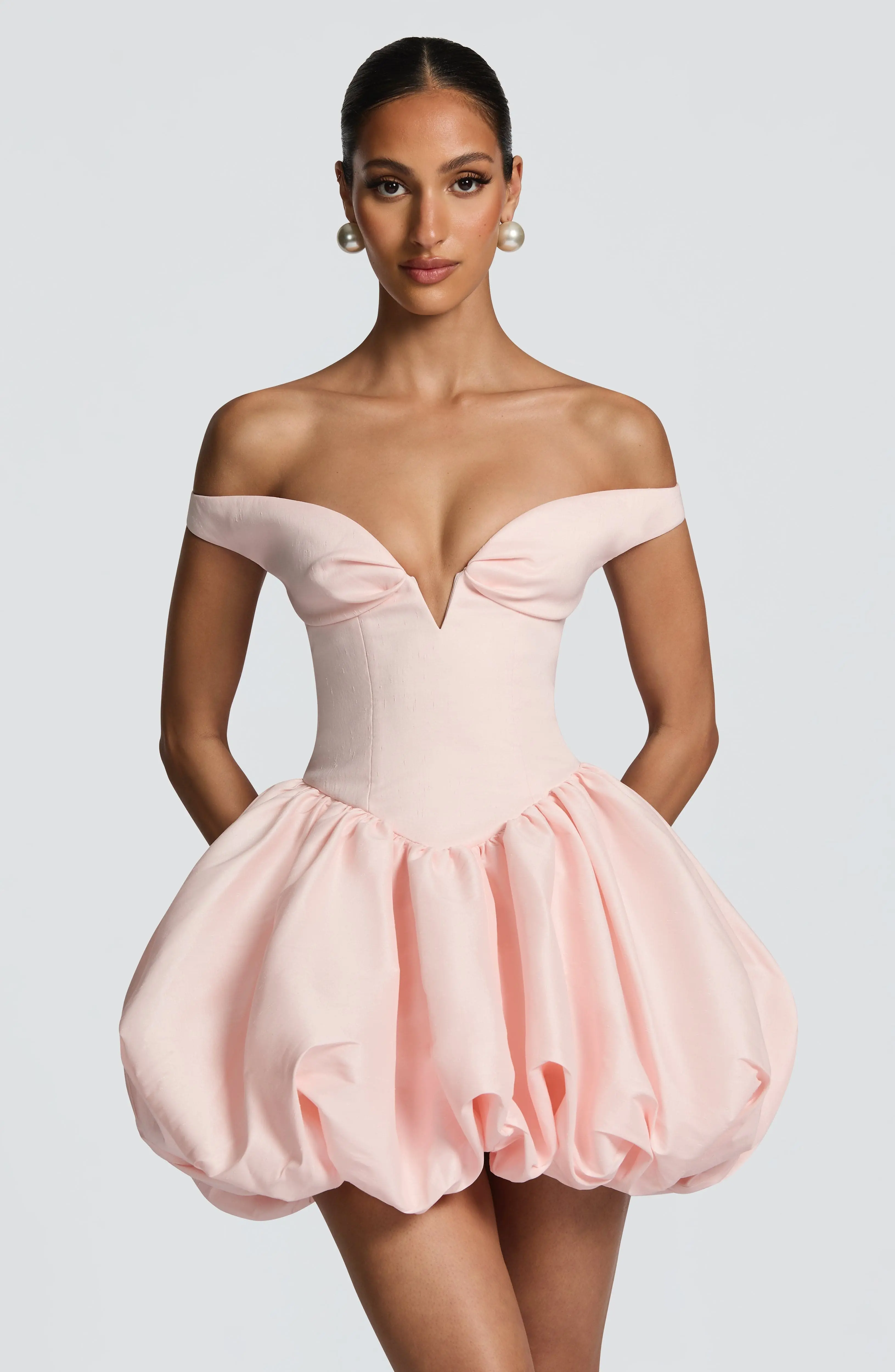 Eileen Mini Dress - Blush - Image 9
