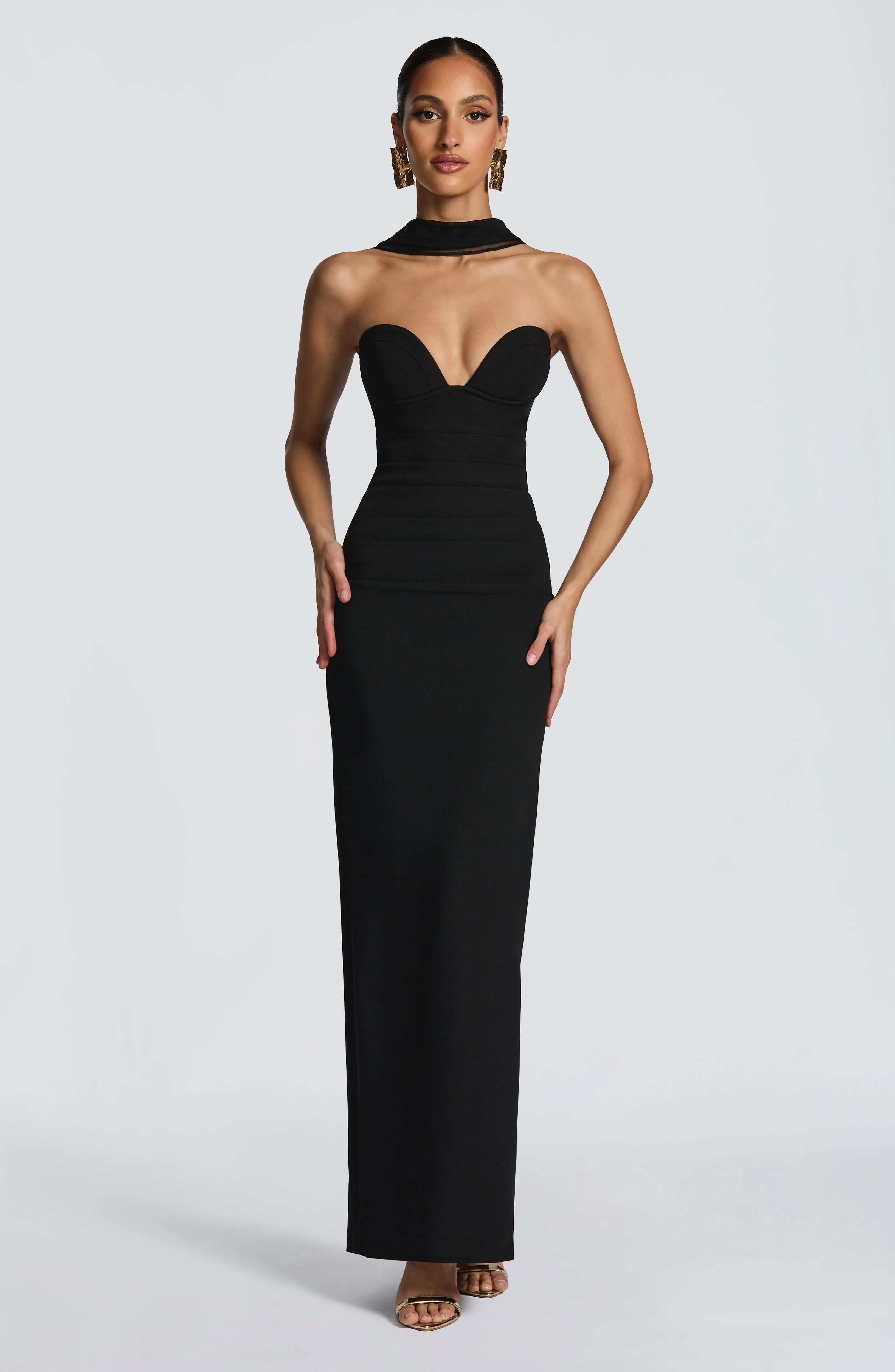 Lindsey Maxi Dress - Black - Image 11