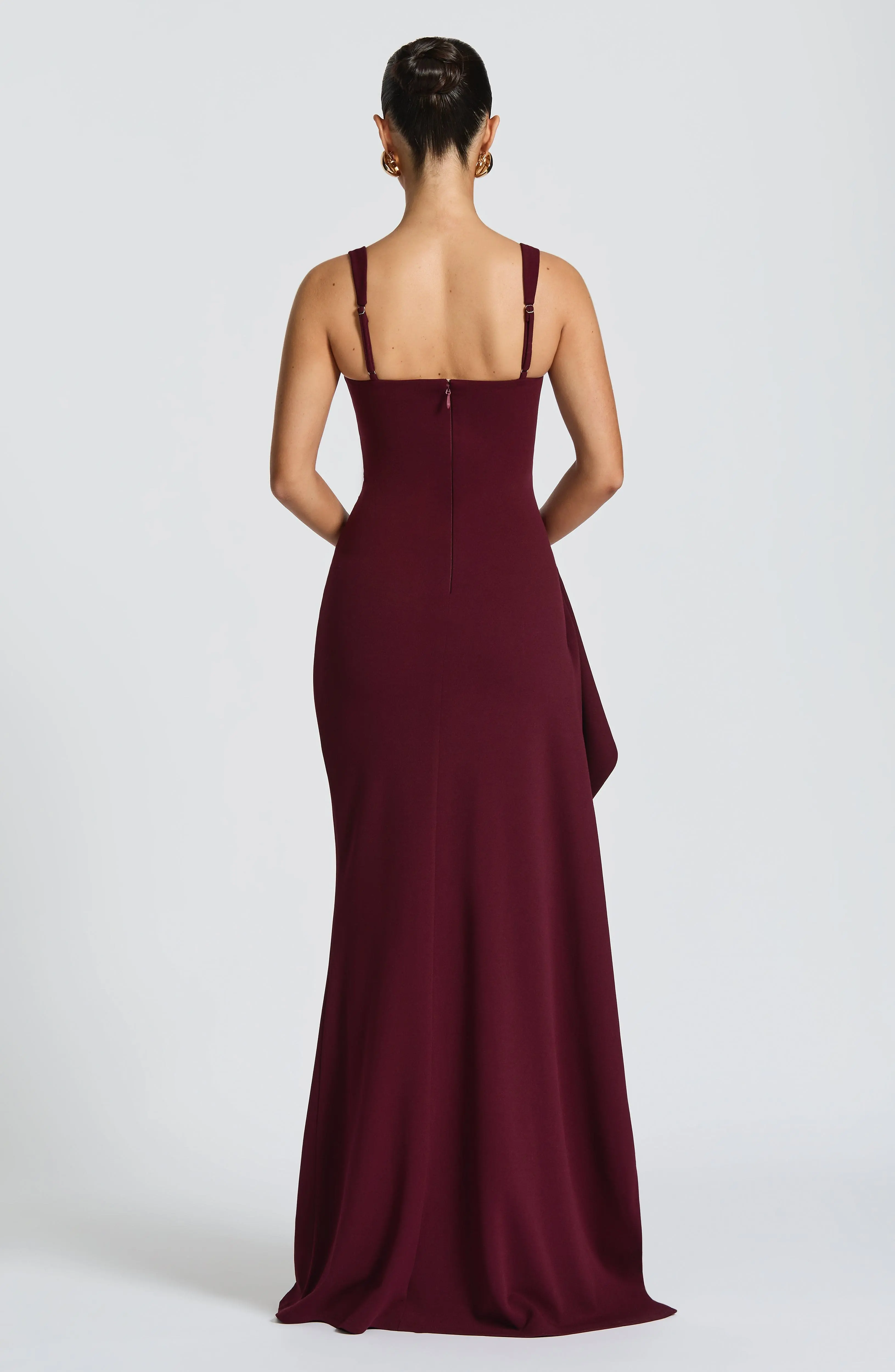 Katana Maxi Dress - Cherry Lacquer - Image 2