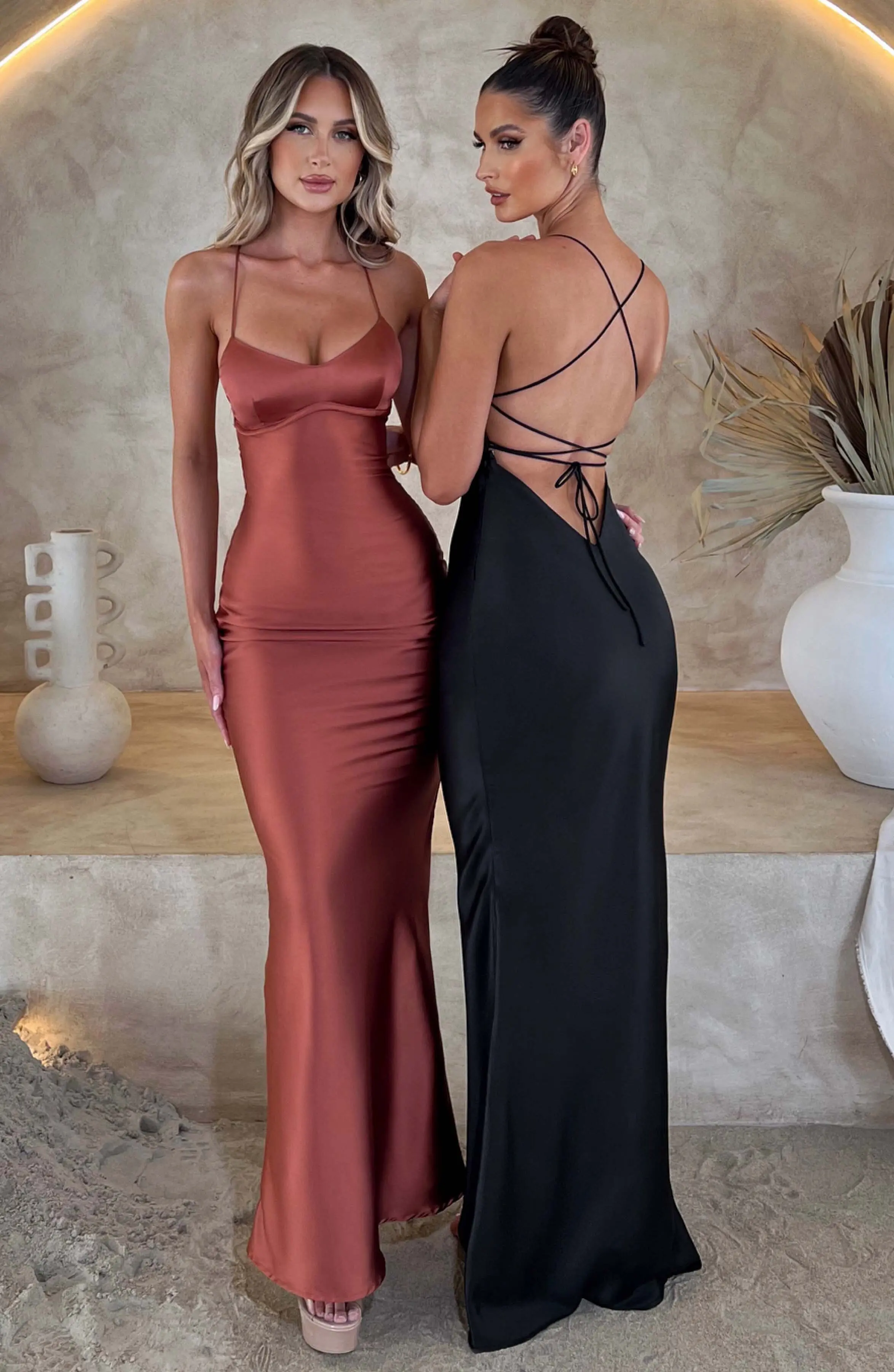 Malika Maxi Dress - Black - Image 3