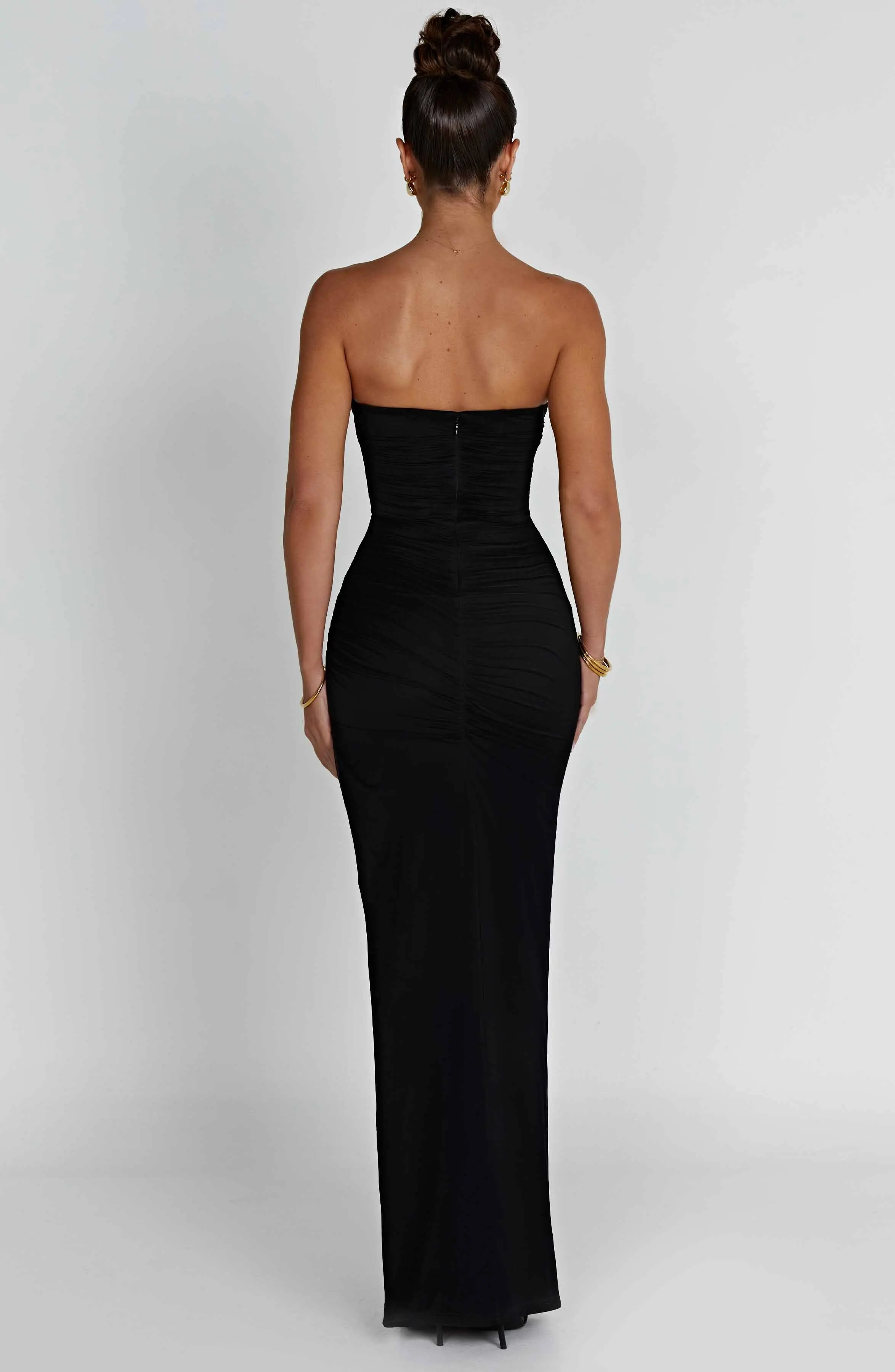 Giovanna Maxi Dress - Black - Image 3