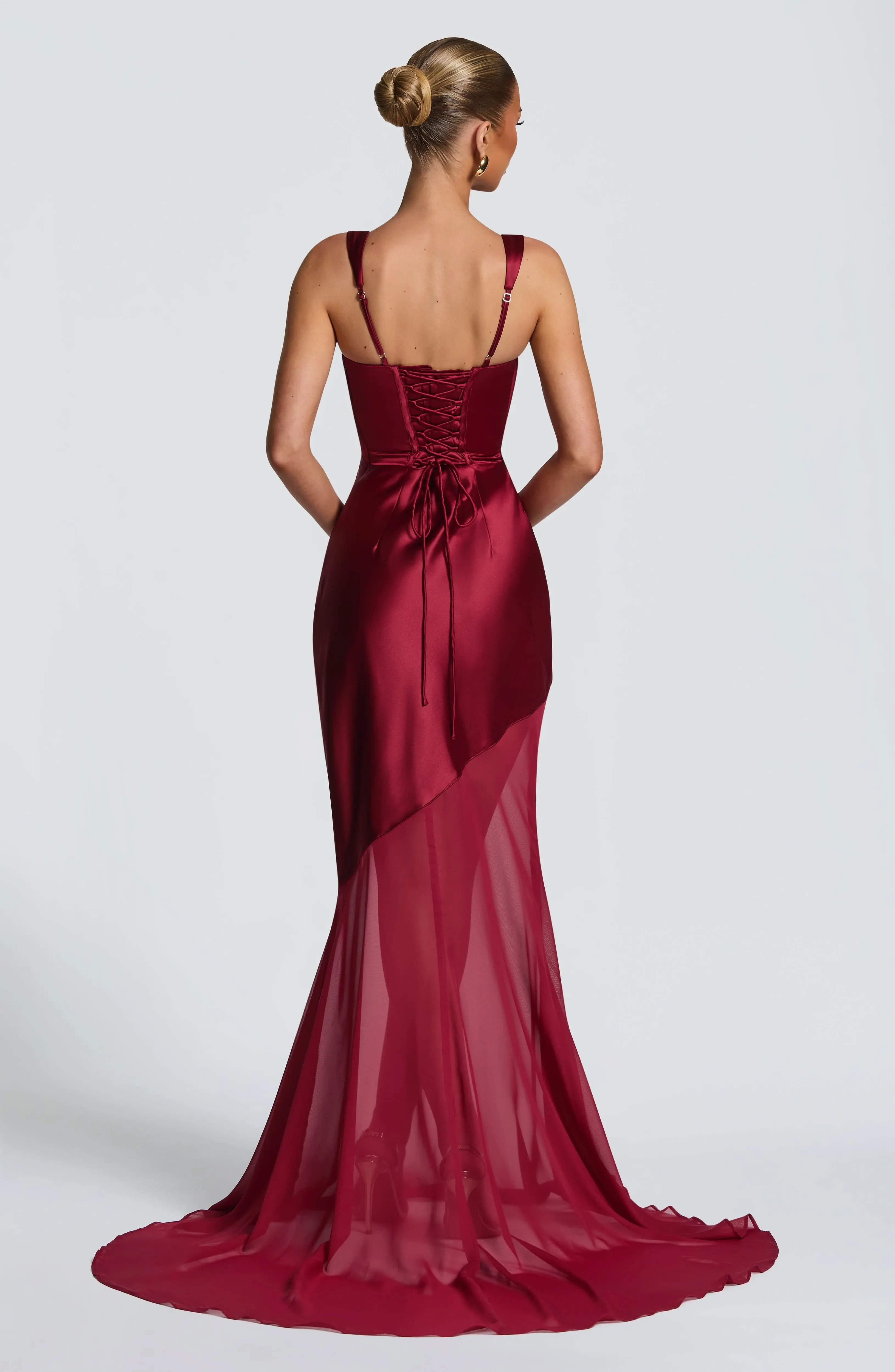 Eliza Gown - Burgundy - Image 2