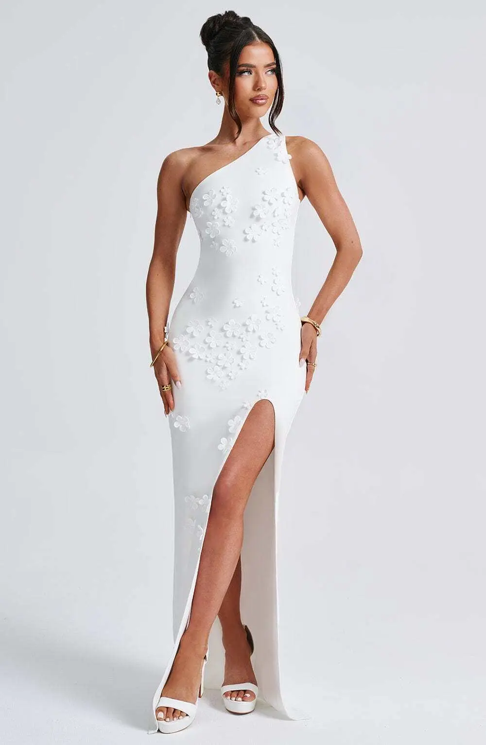 Cynthia Maxi Dress - Ivory - Image 7