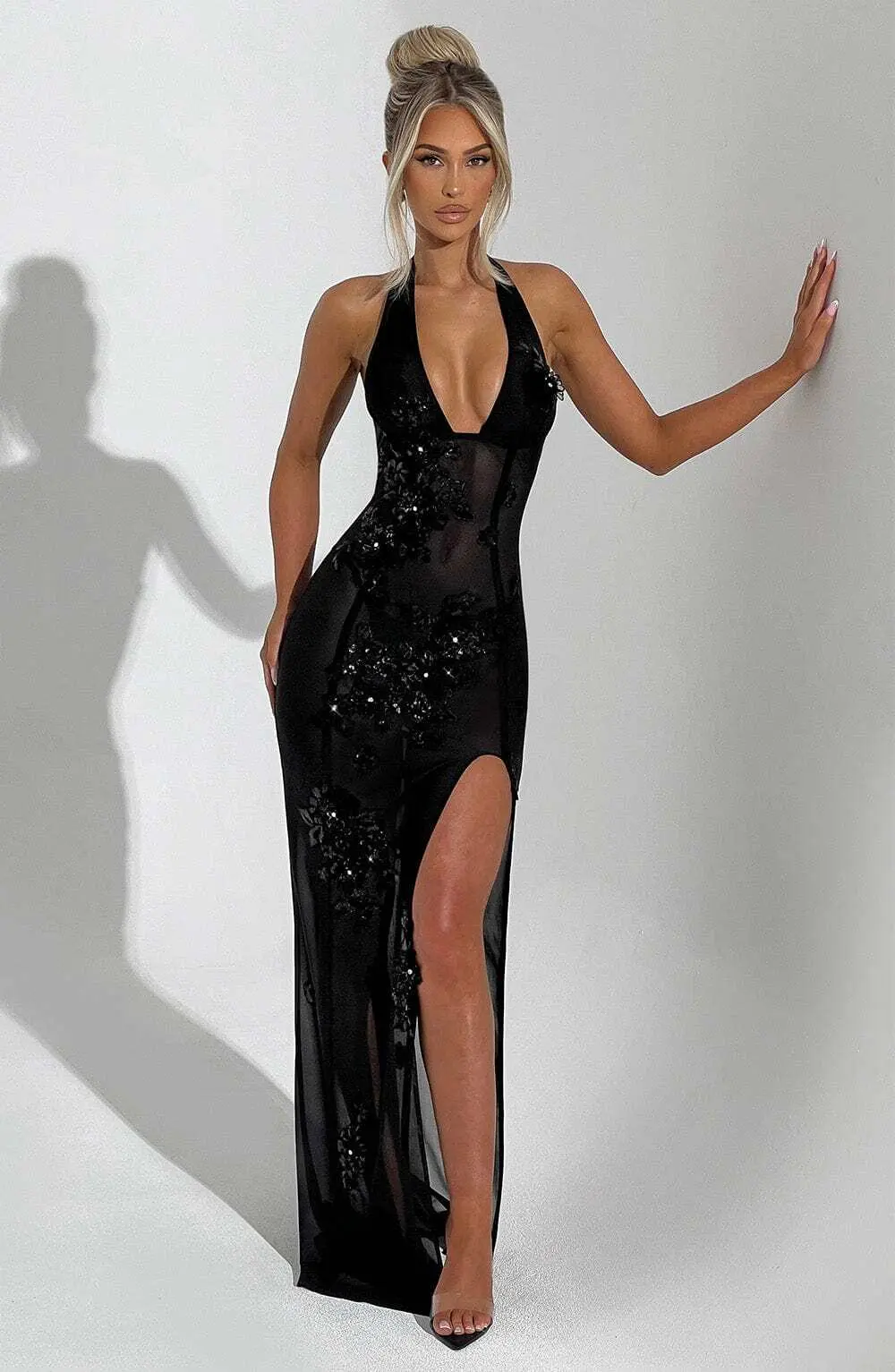 Jacqueline Maxi Dress - Black - Image 3