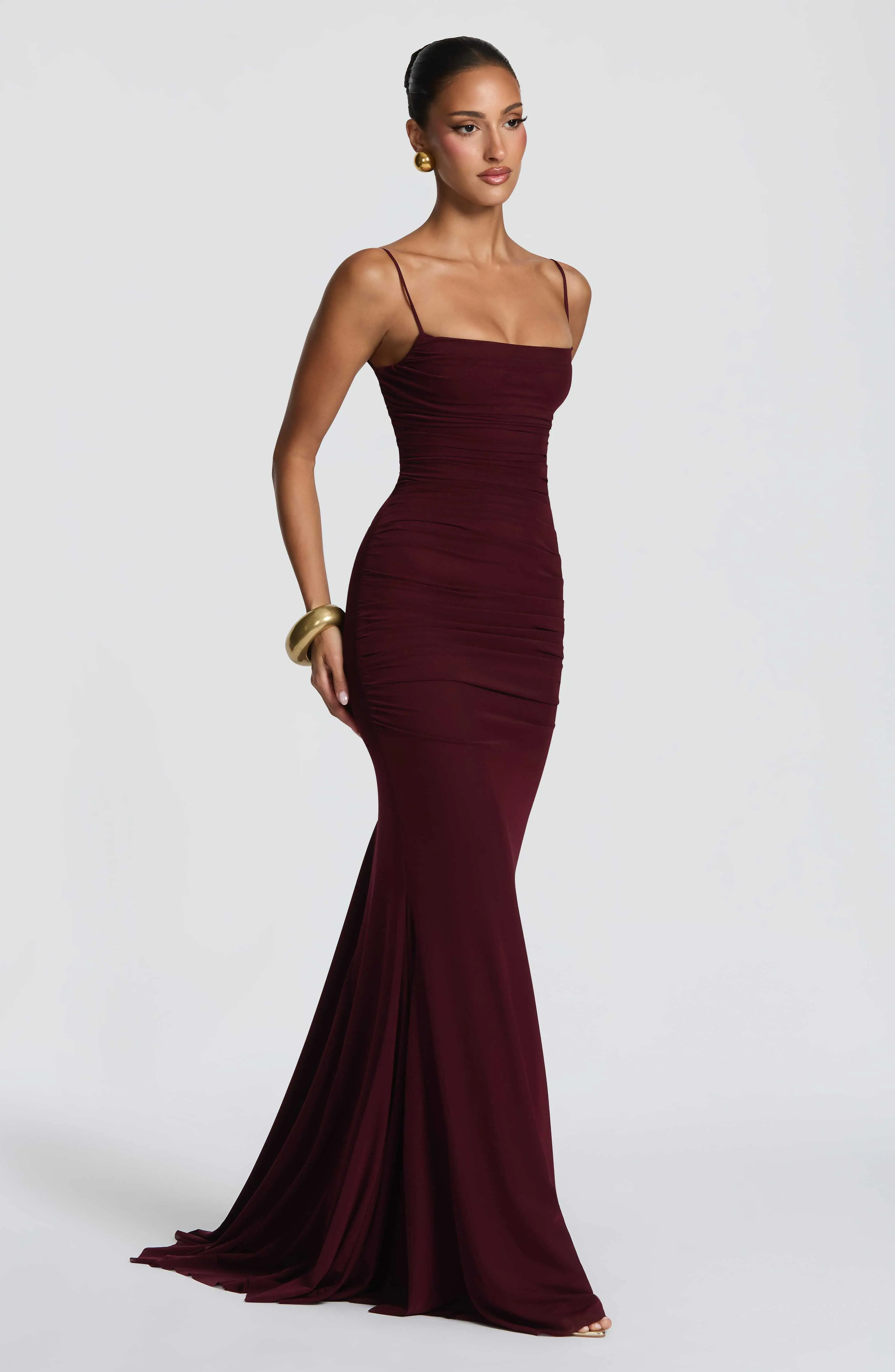 Zaria Gown - Cherry Lacquer - Image 3