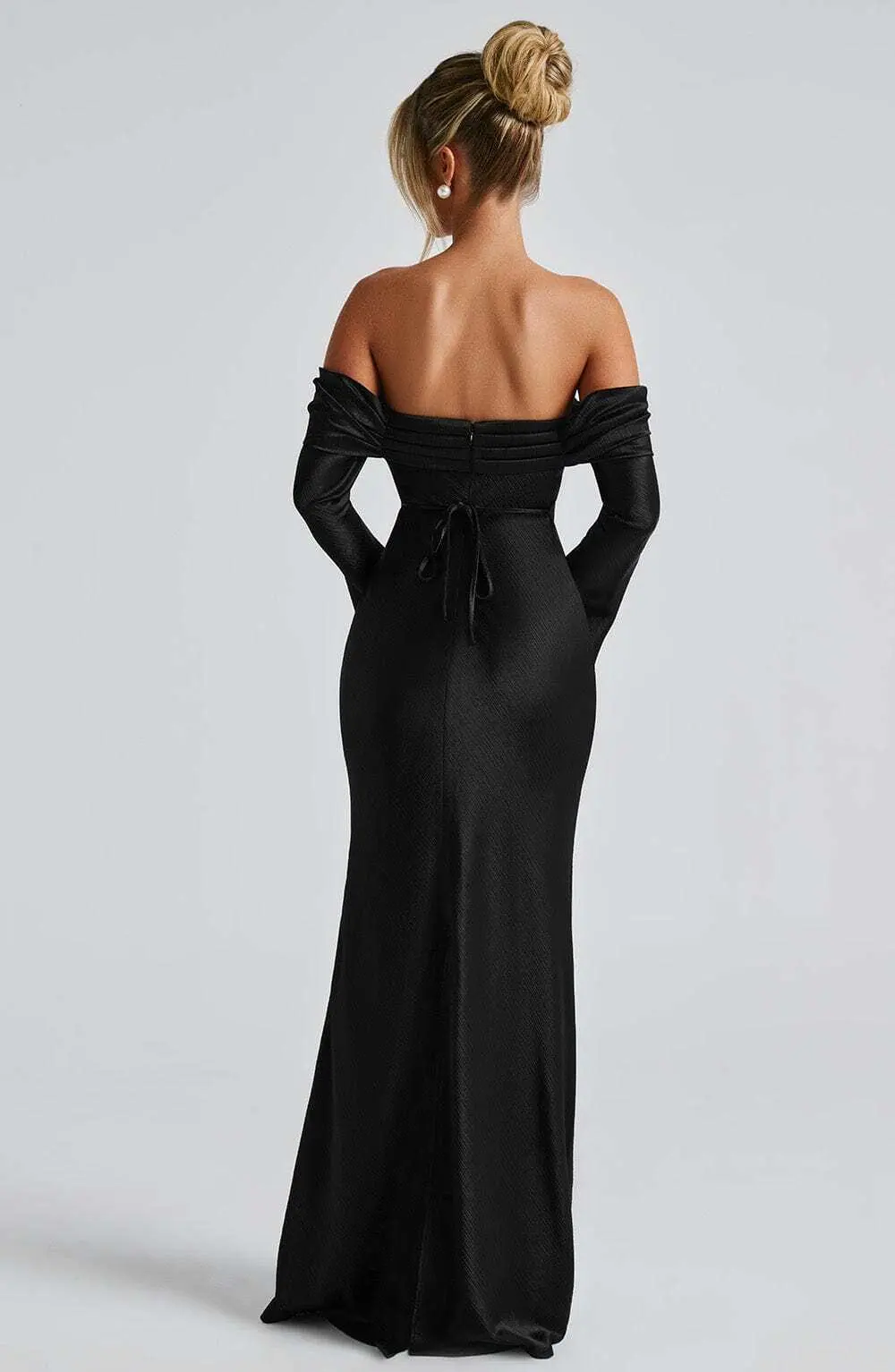 Selene Maxi Dress - Black - Image 6