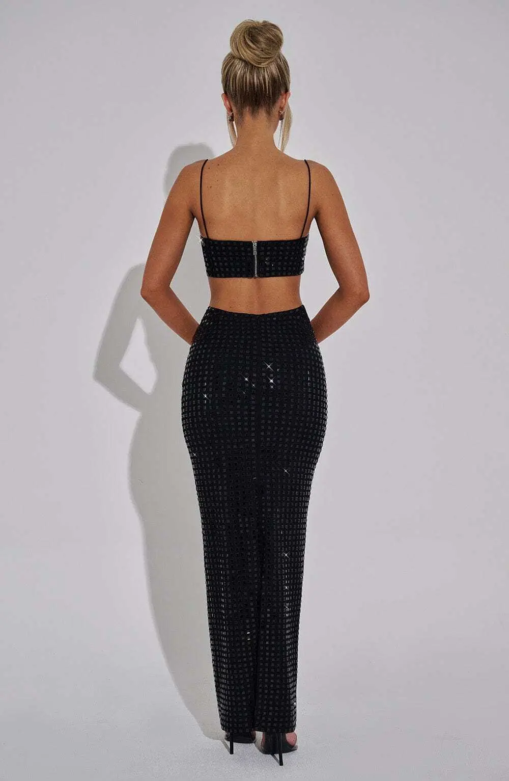 Dimity Maxi Skirt - Black - Image 6