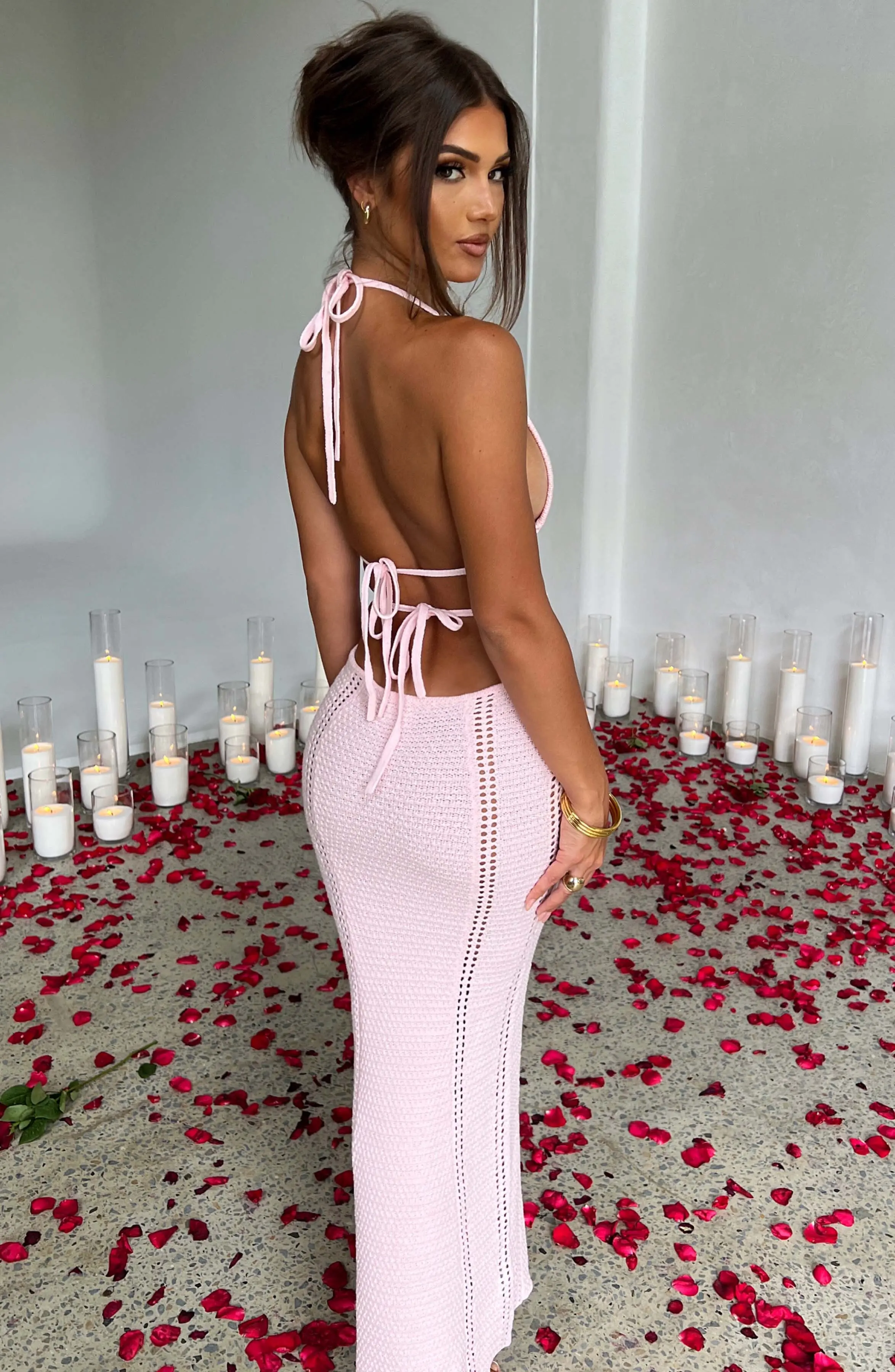 Arabella Maxi Dress - Blush - Image 5