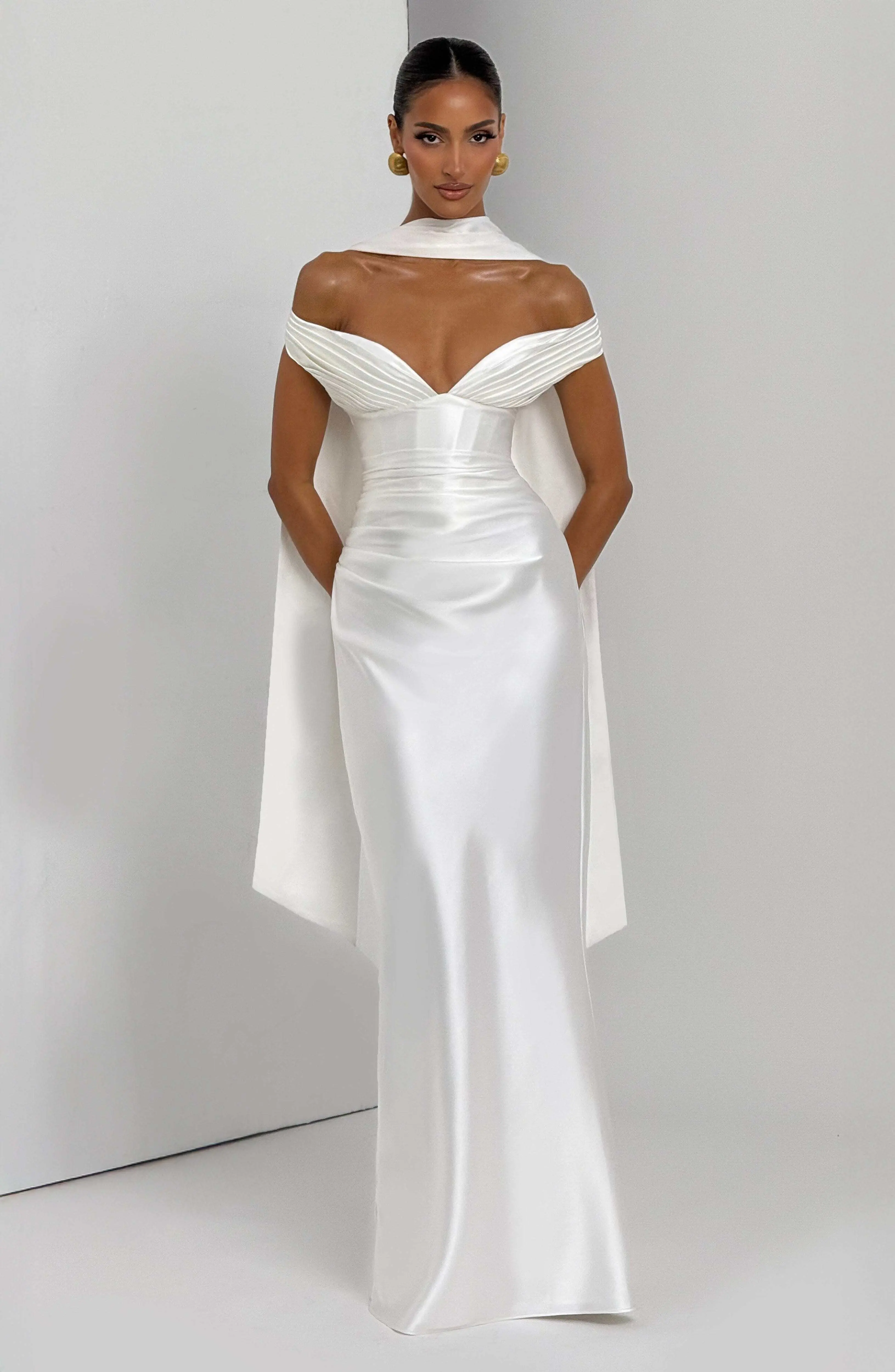 Aurelia Maxi Dress - Ivory - Image 5