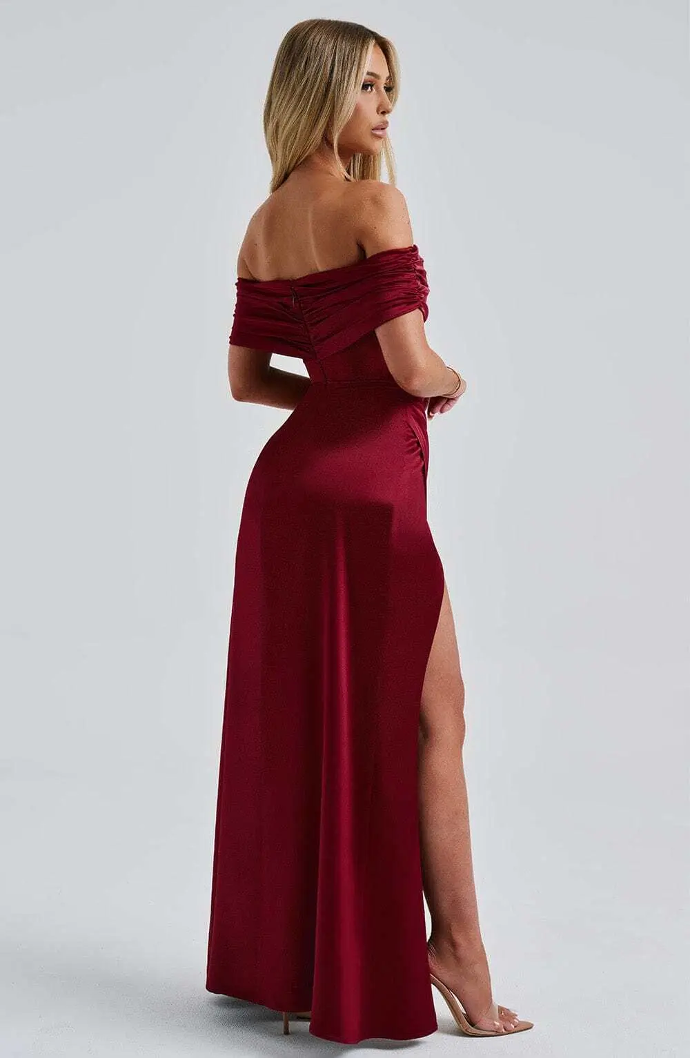 Gwendolyn Maxi Dress - Burgundy - Image 6