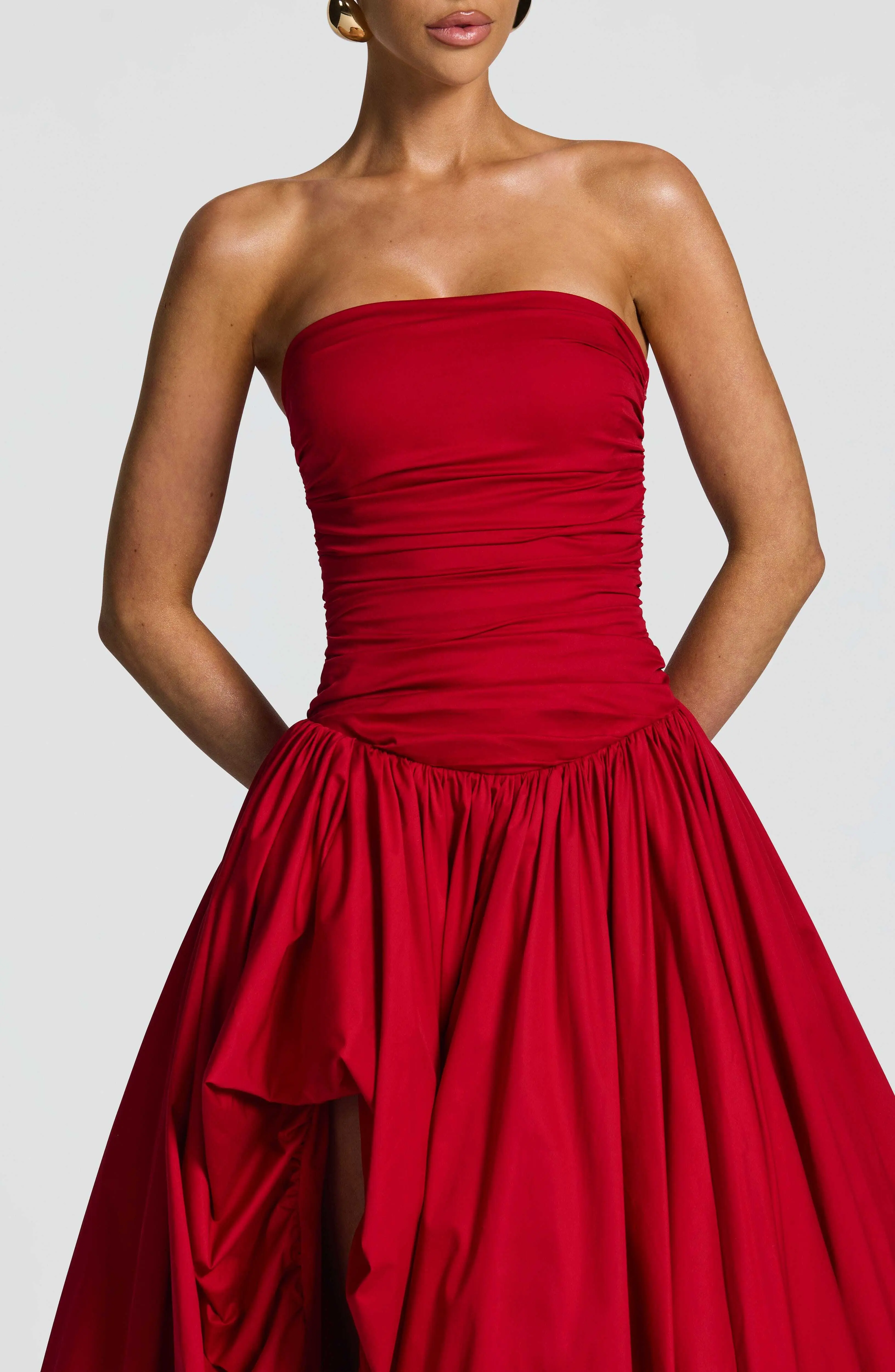 Jillian Maxi Dress - Red - Image 5