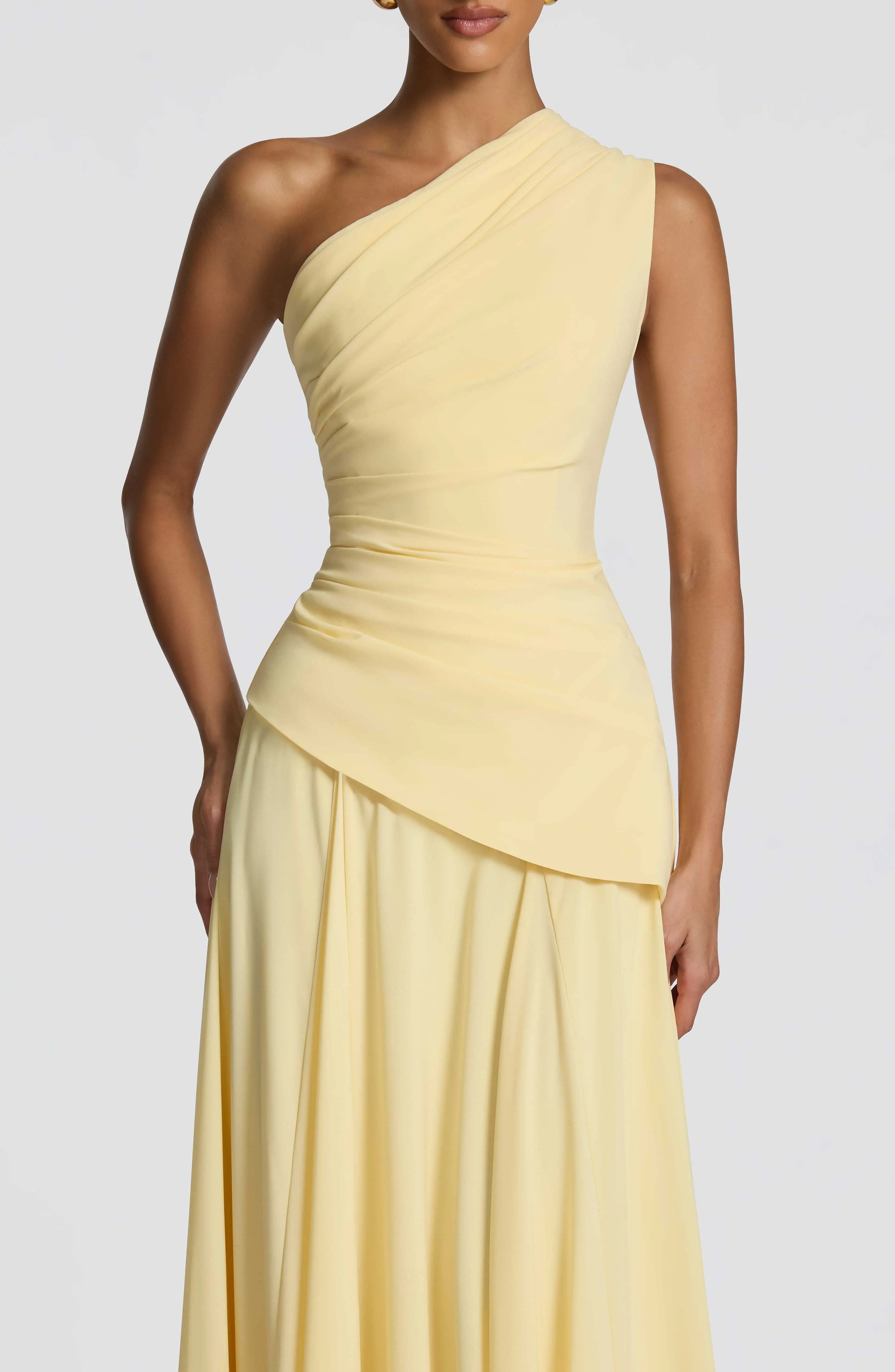 Bianca Maxi Dress - Lemon - Image 5