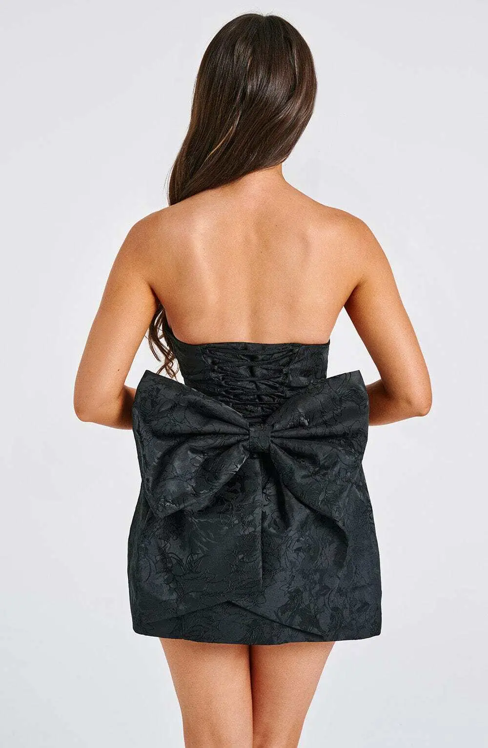 Elenora Mini Dress - Black - Image 11