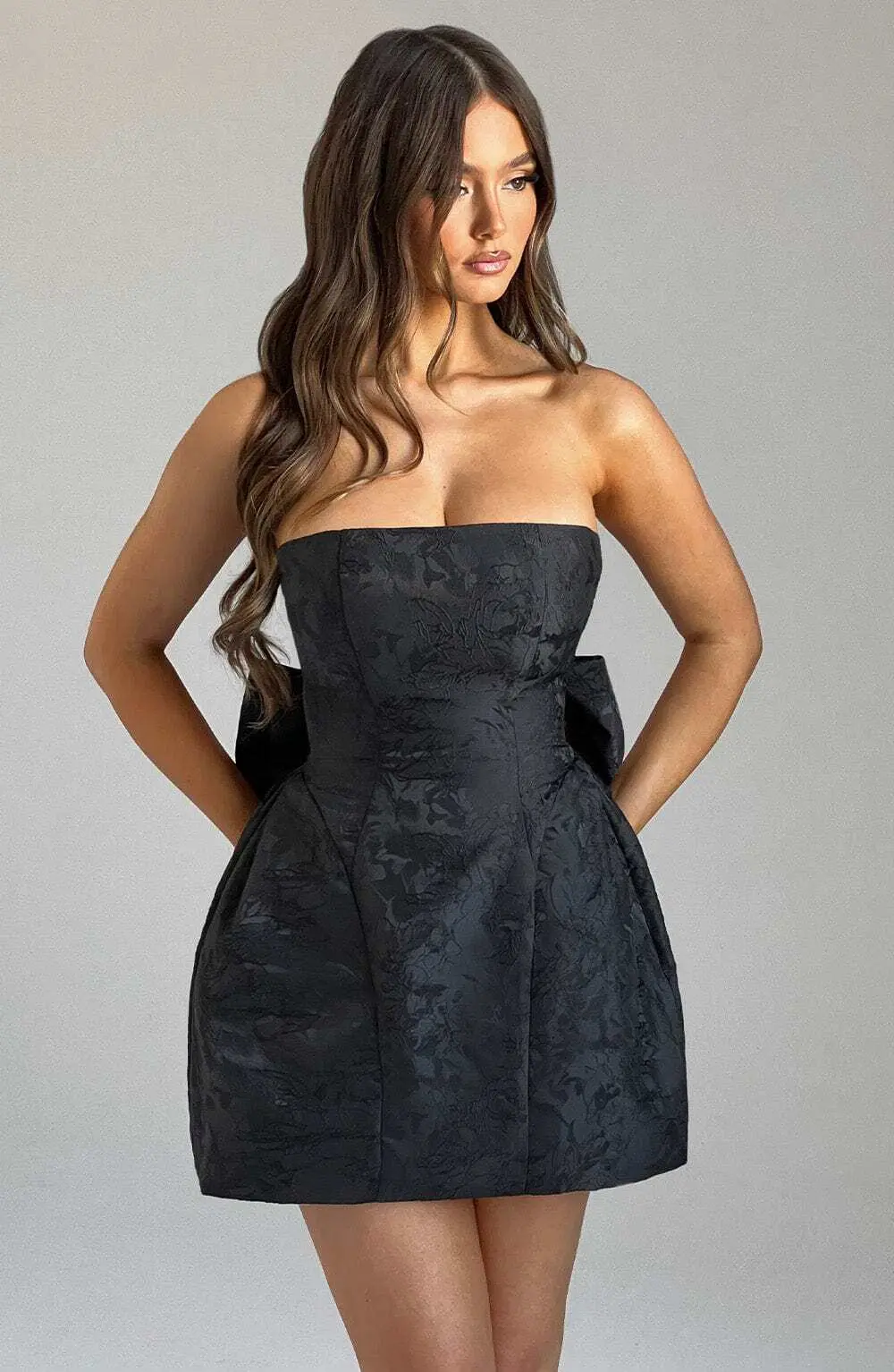 Elenora Mini Dress - Black - Image 12