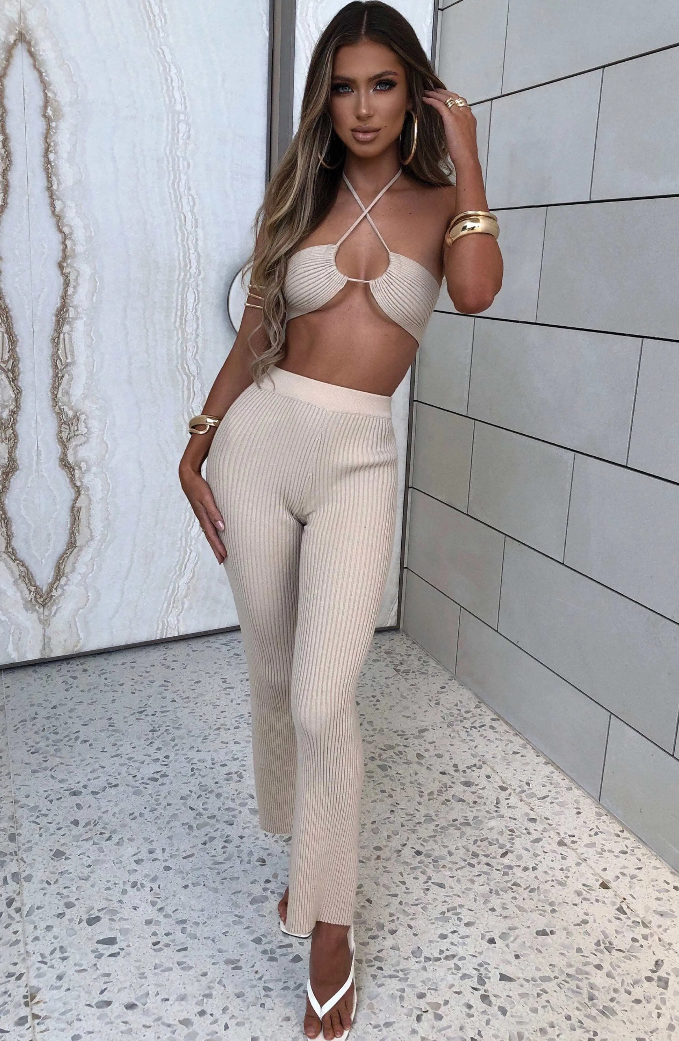 Kyana Crop - Beige - Image 9