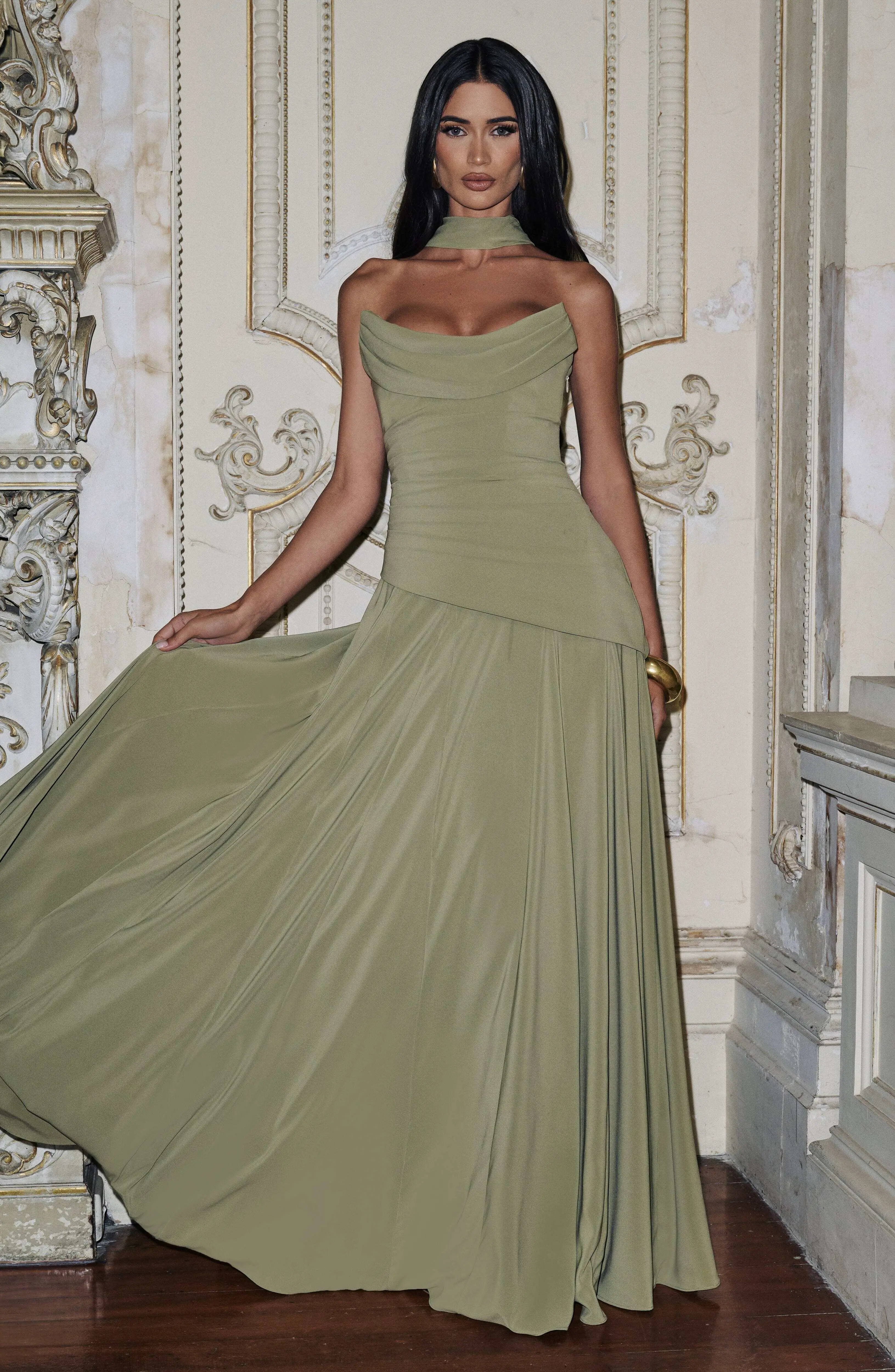 Patricia Maxi Dress - Sage - Image 3