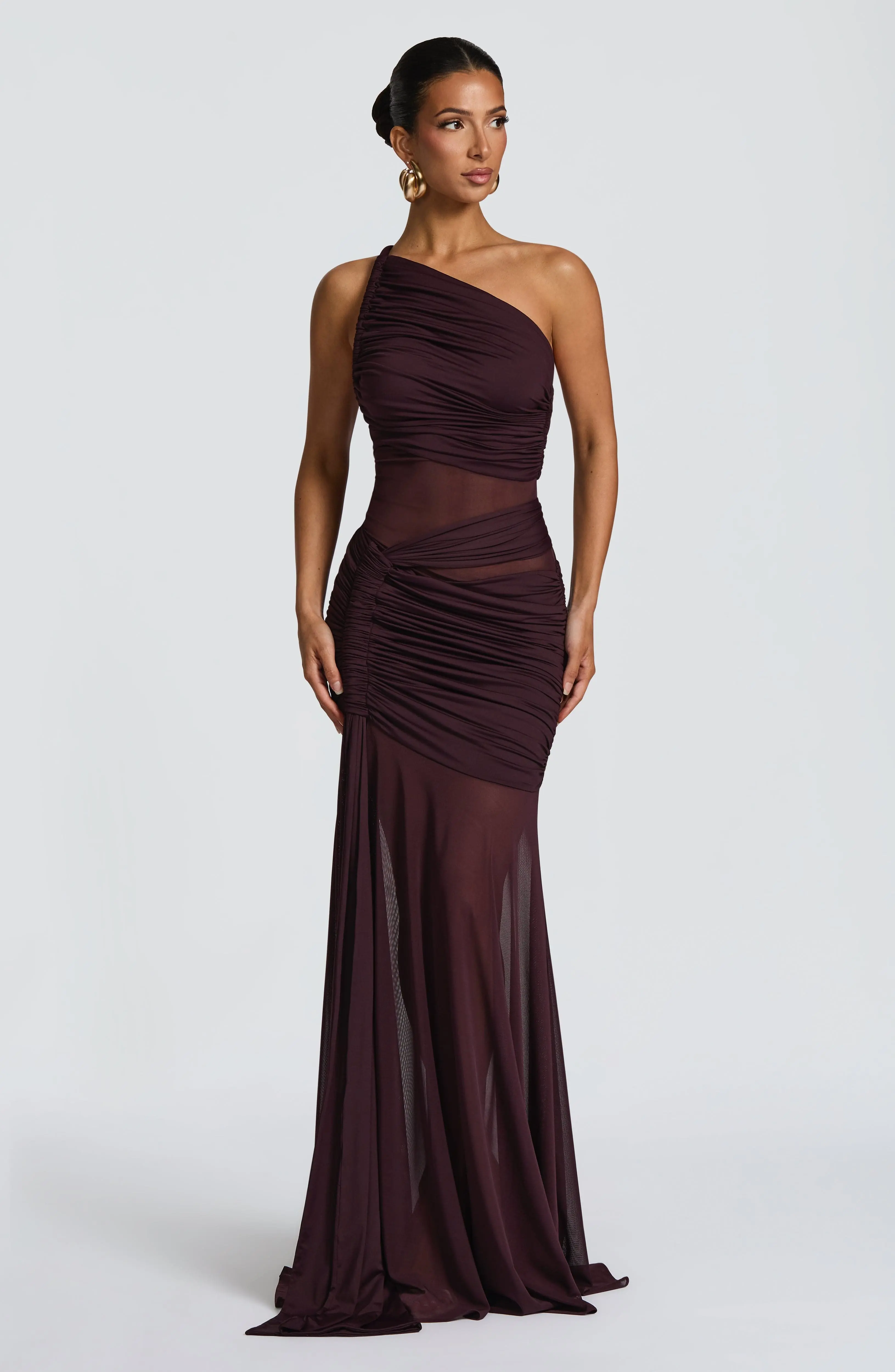 Marianne Maxi Dress - Plum - Image 5