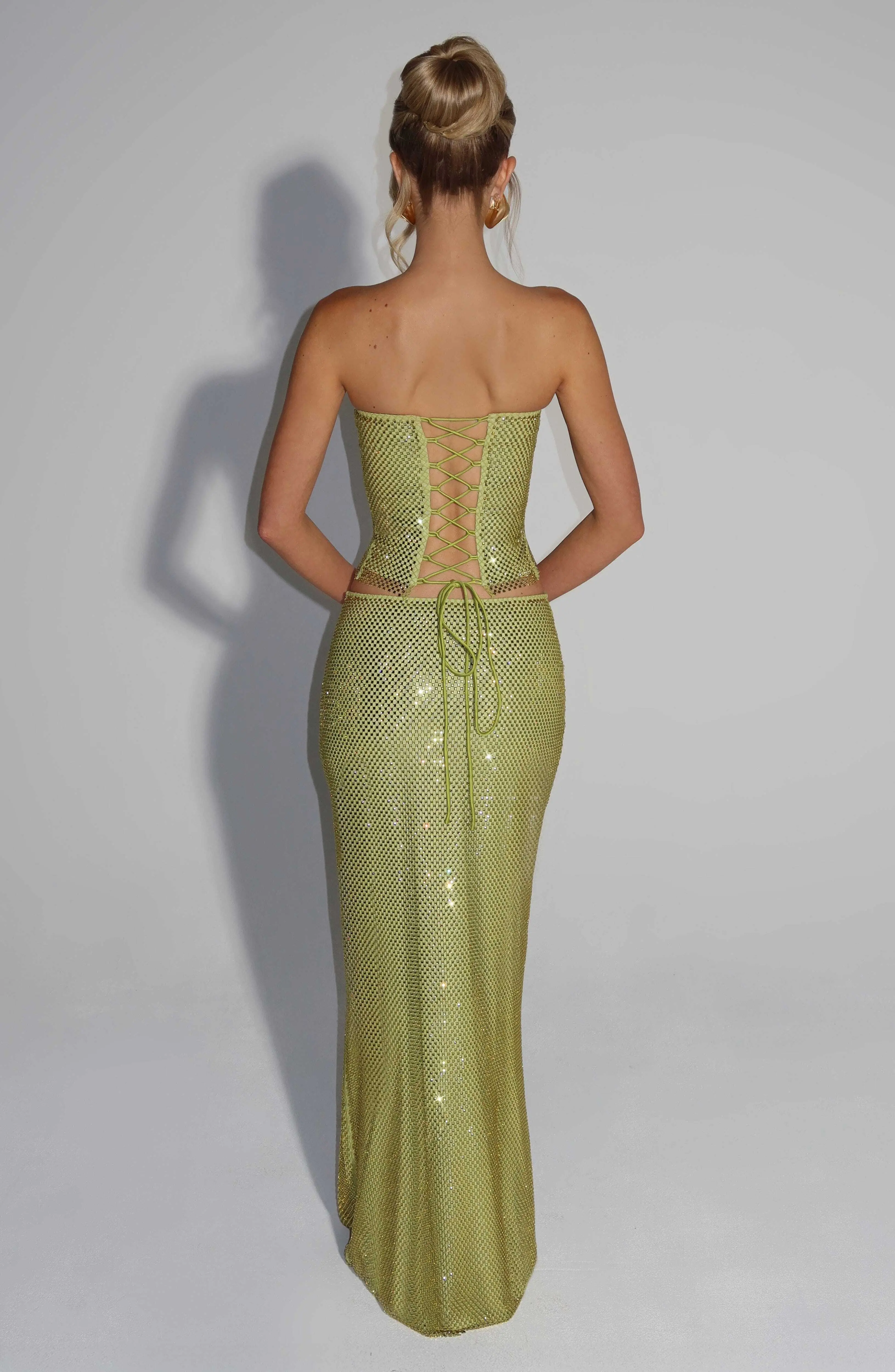 Hali Maxi Skirt - Olive - Image 2