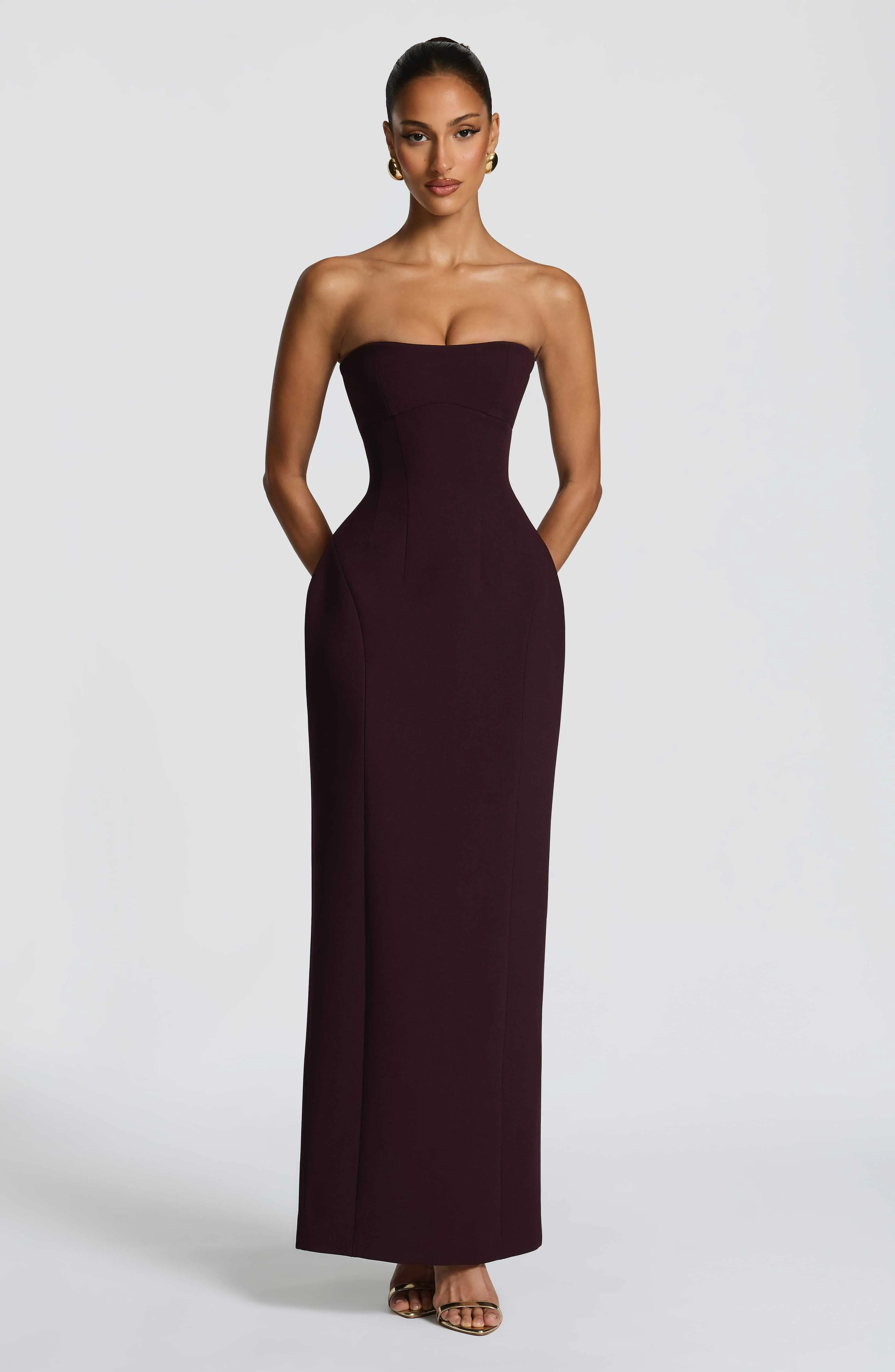 Manon Maxi Dress - Plum