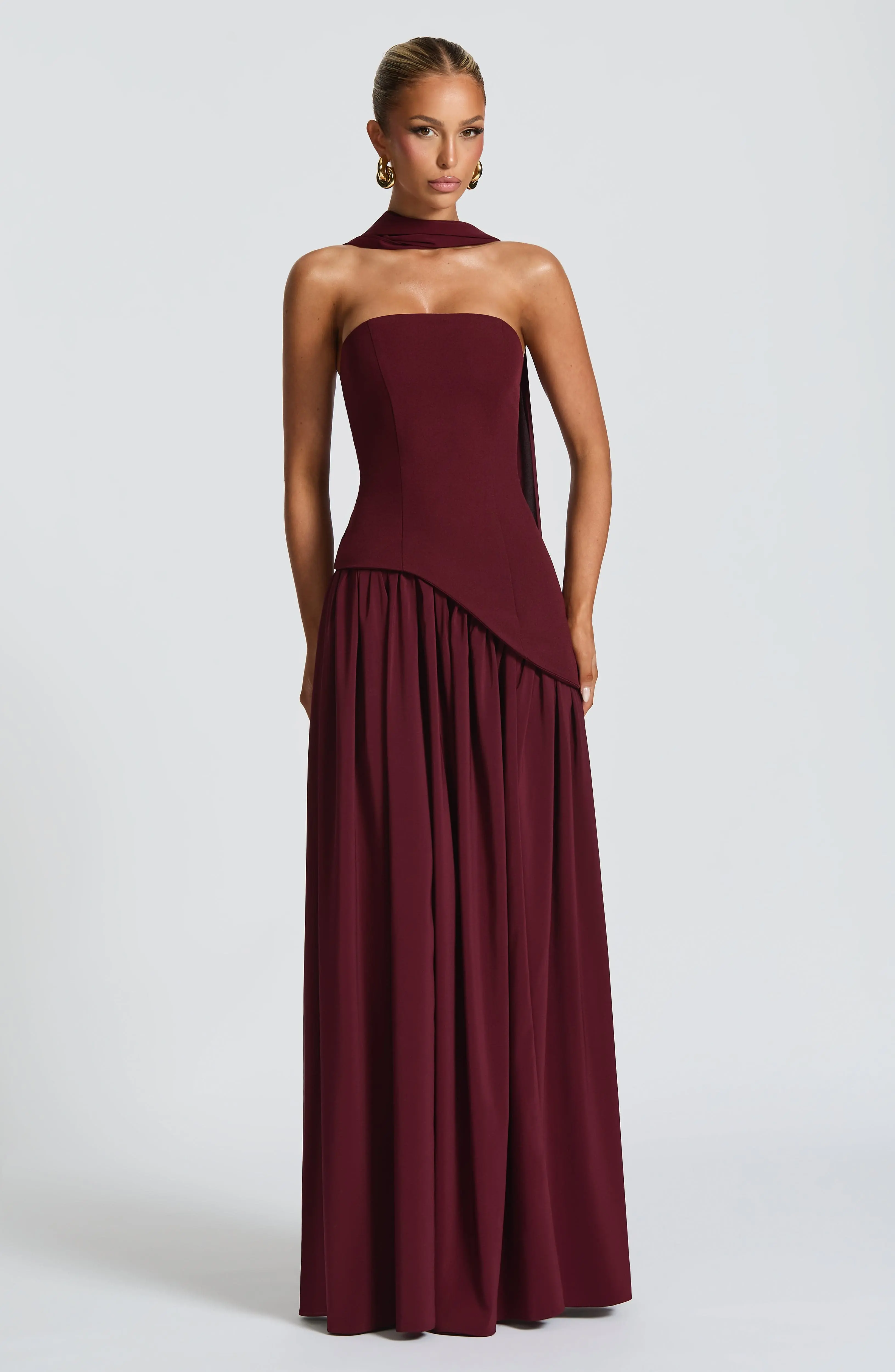 Maliyah Maxi Dress - Cherry Lacquer - Image 7