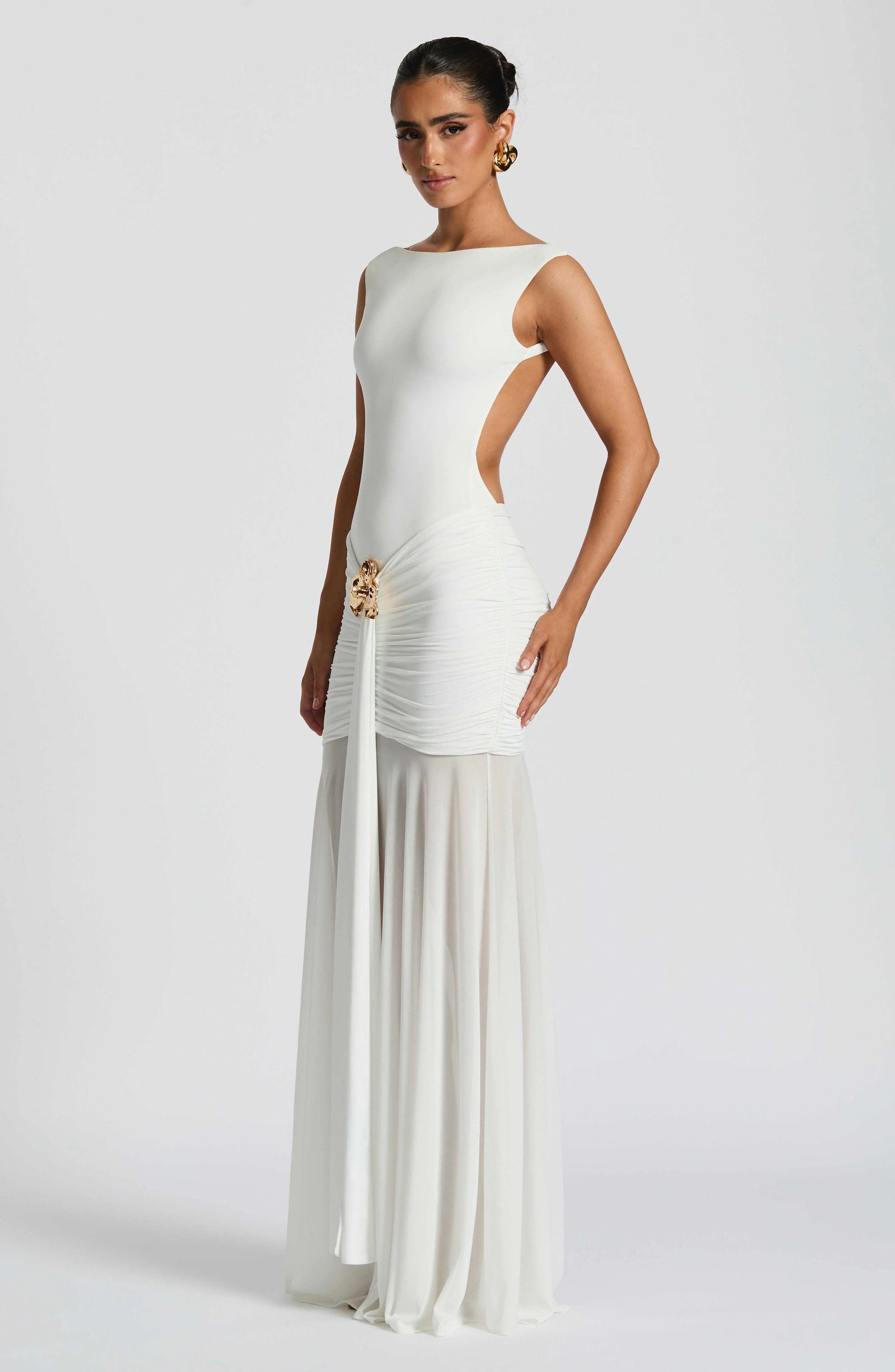 Fae Maxi Skirt - White - Image 9