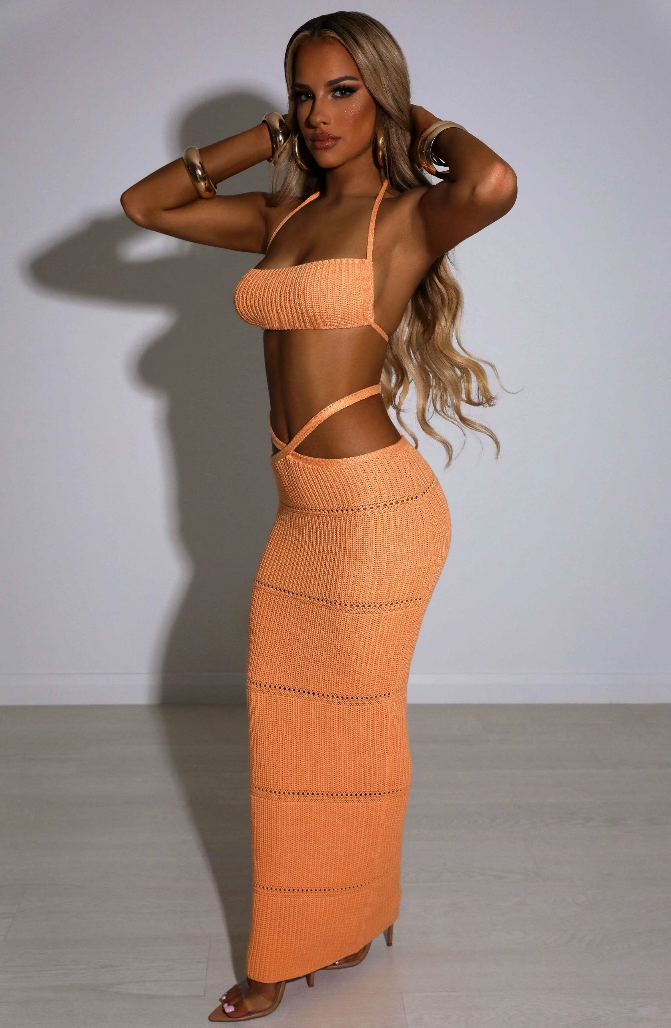 Aubery Maxi Skirt - Orange - Image 6