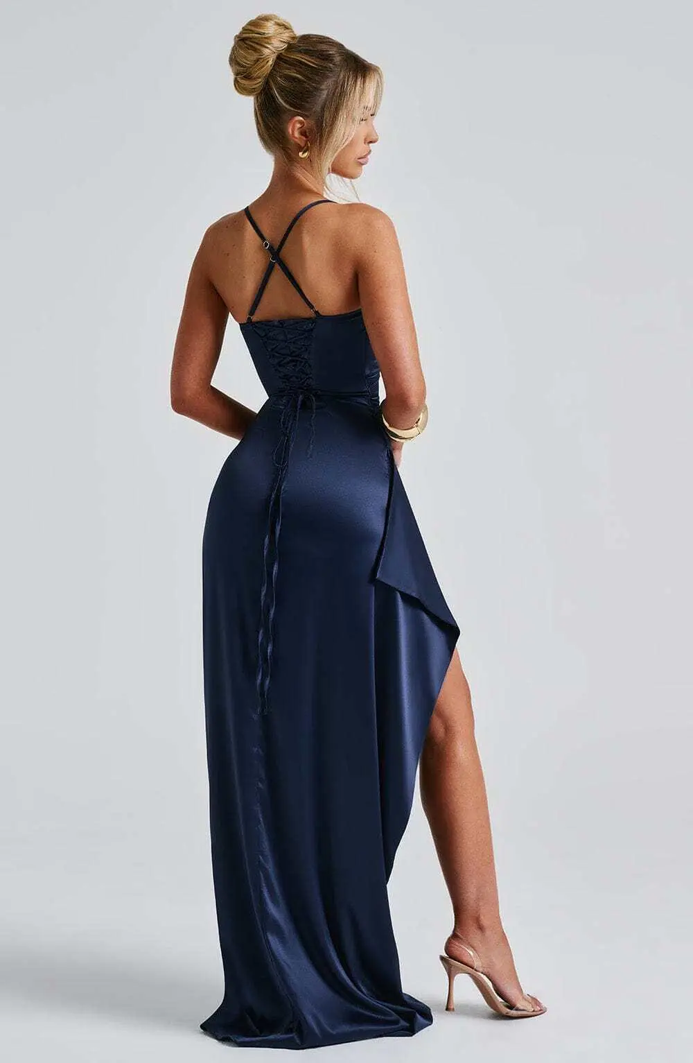 Helen Maxi Dress - Navy - Image 2