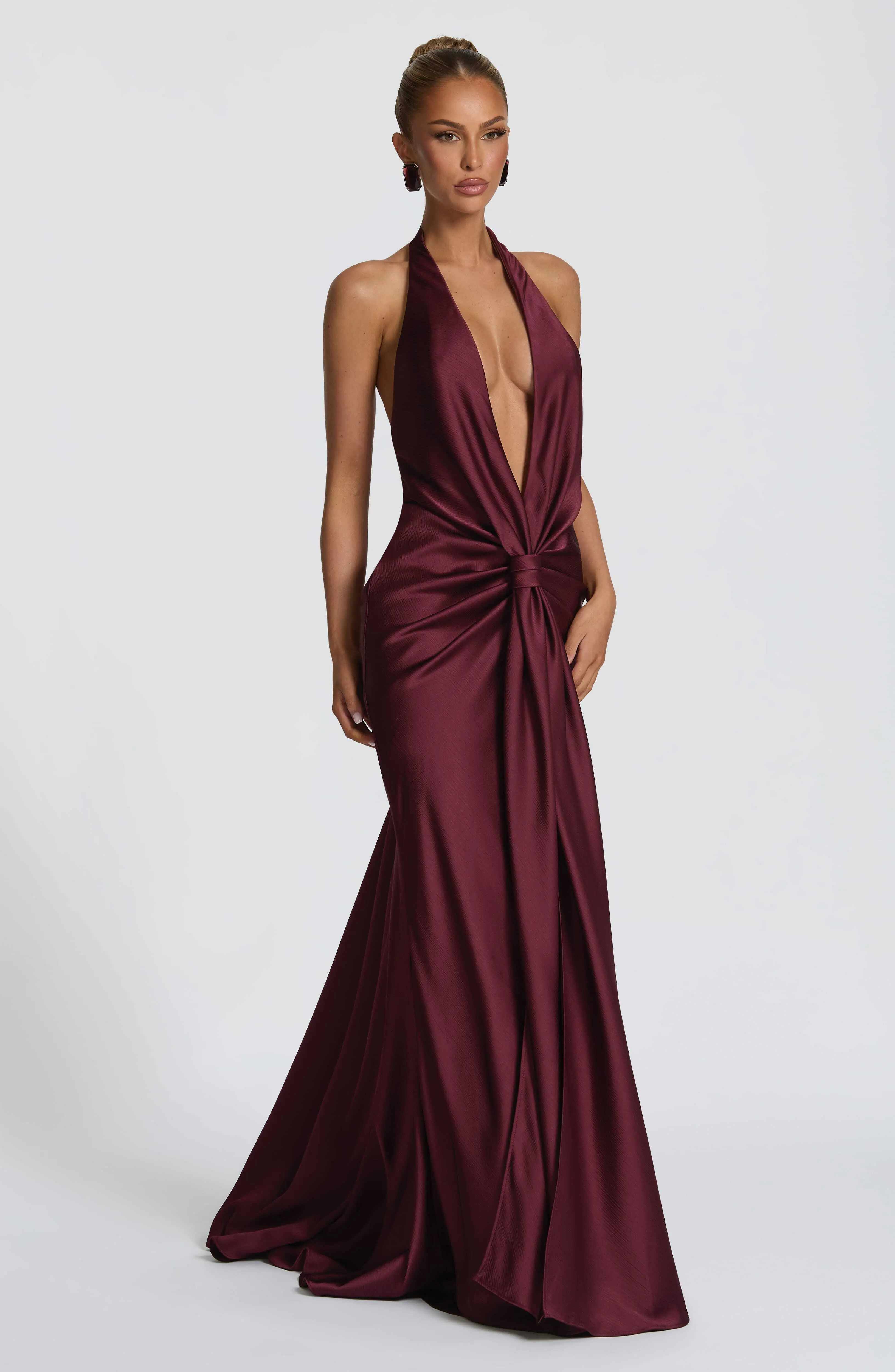 Linette Gown - Cherry Lacquer - Image 2