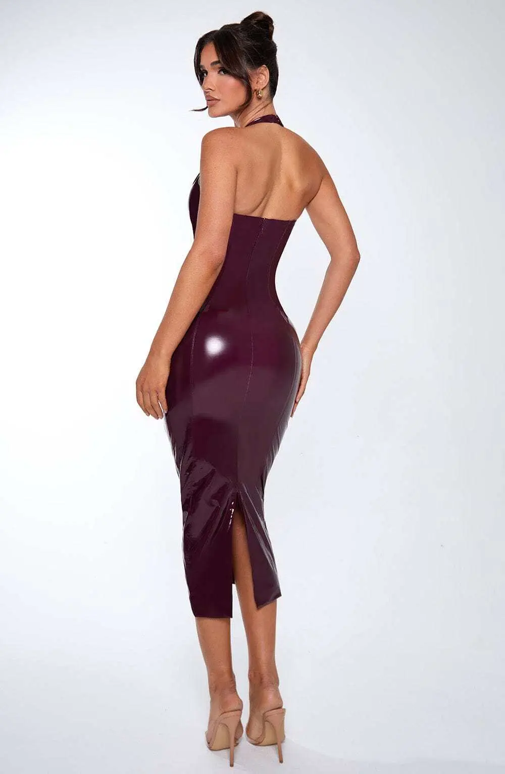Violette Midi Dress - Cherry Lacquer - Image 12