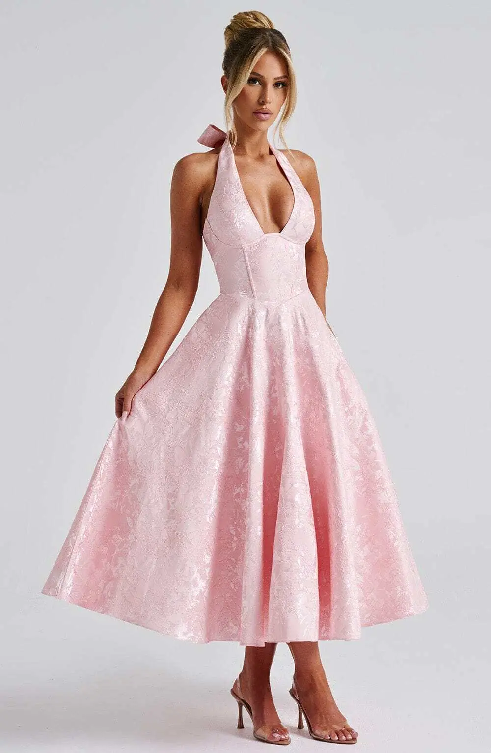 Effie Midi Dress - Blush - Image 6