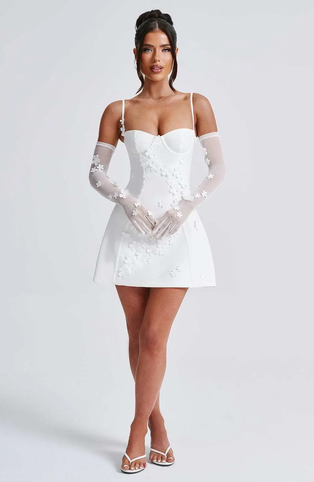 Dalary Mini Dress - Ivory - Image 3