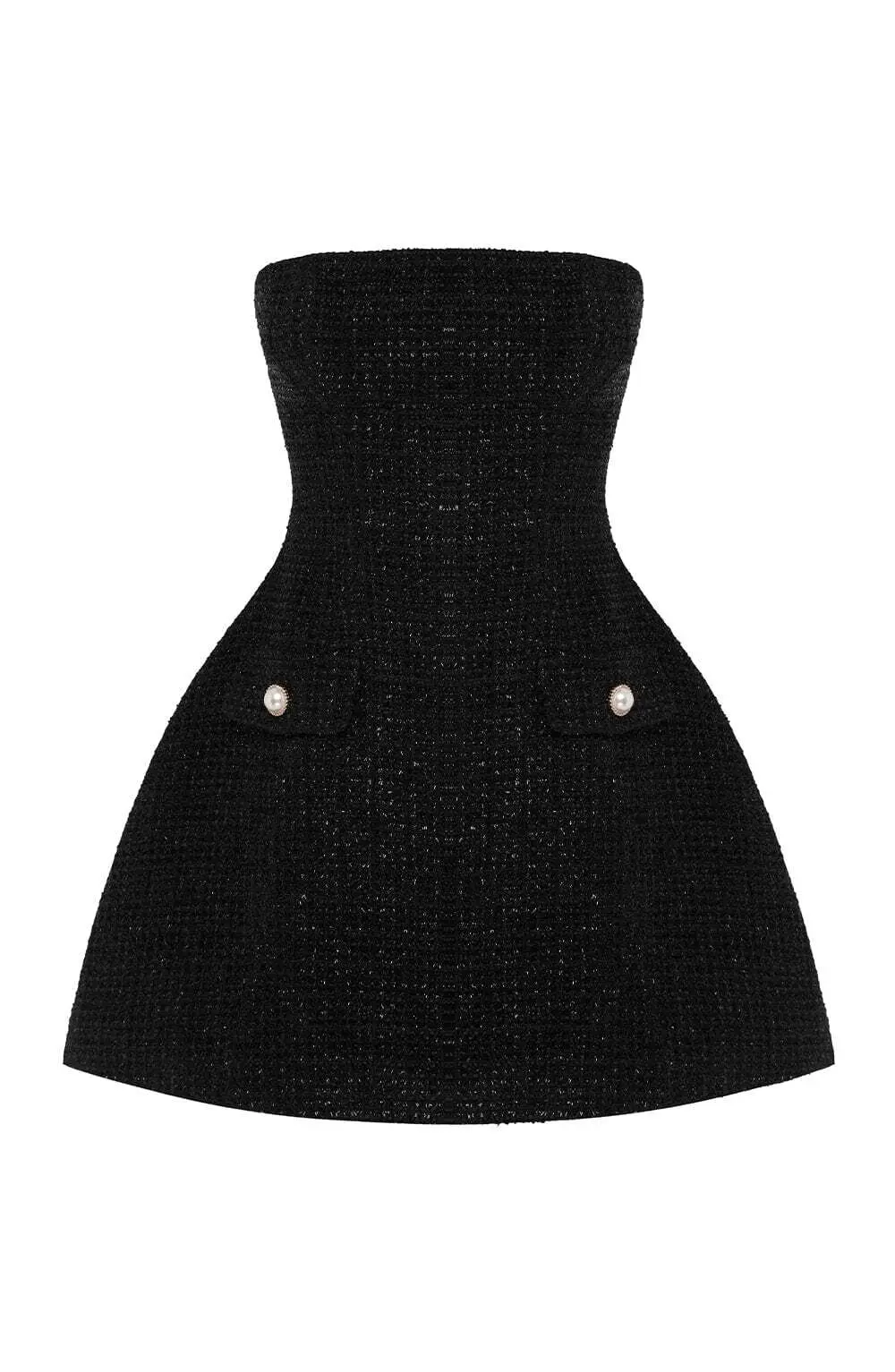 Lottie Mini Dress - Black - Image 9