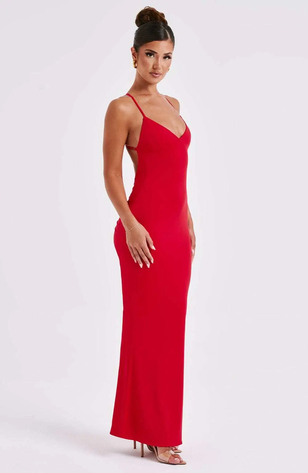 Zelda Maxi Dress - Red - Image 10
