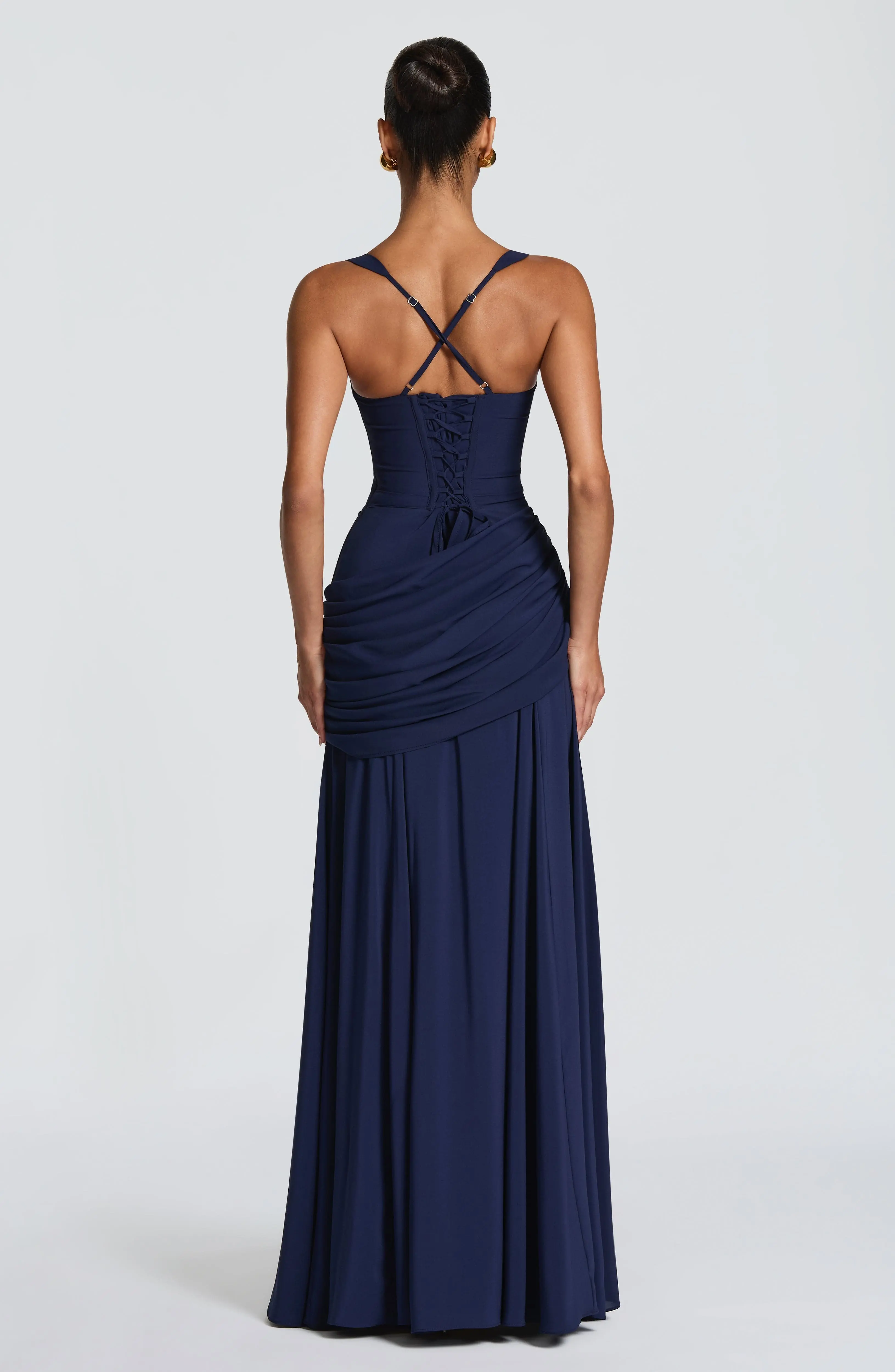 Sura Maxi Dress - Navy - Image 2