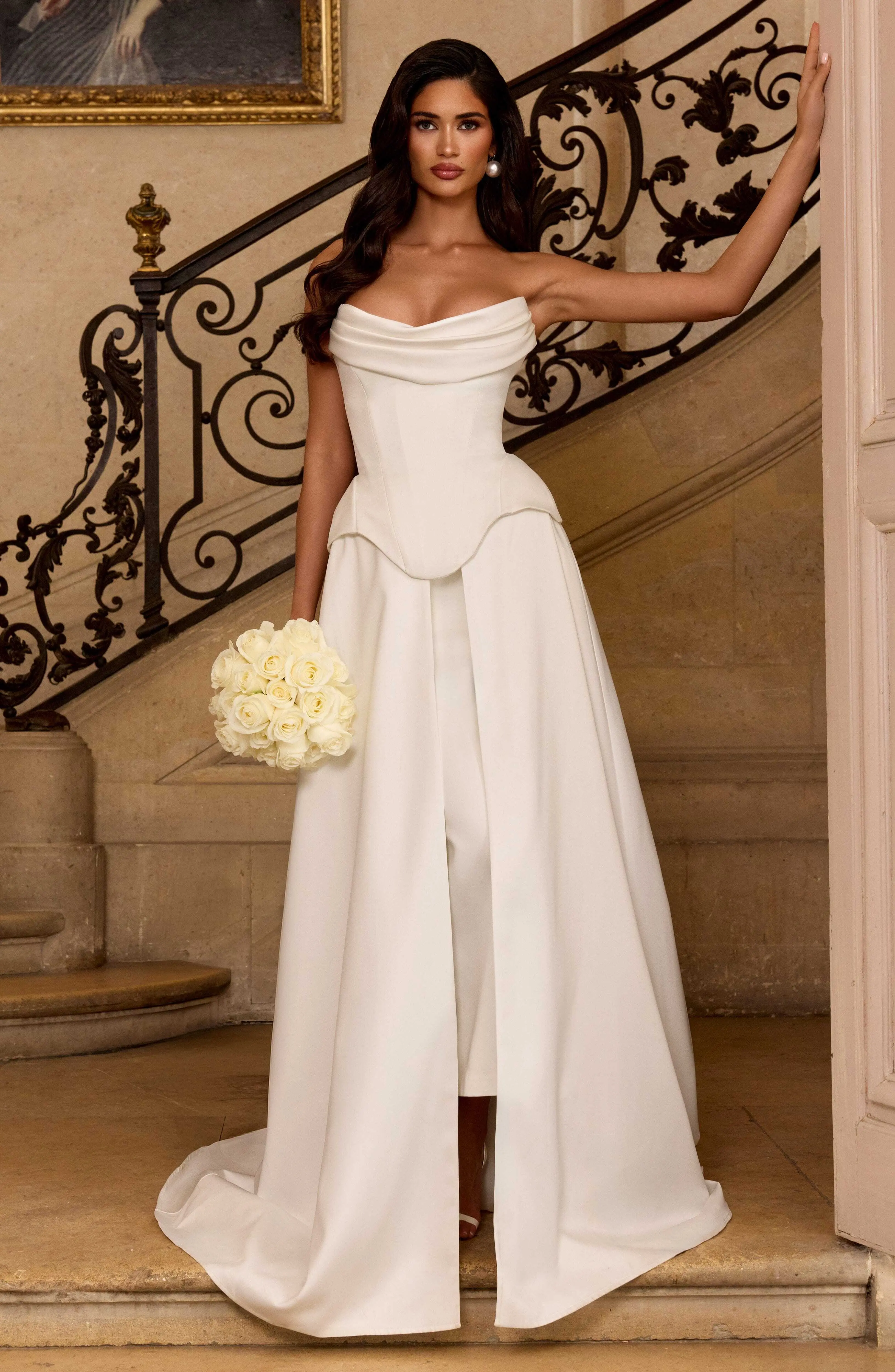 Neri Skirt Train - Ivory - Image 2