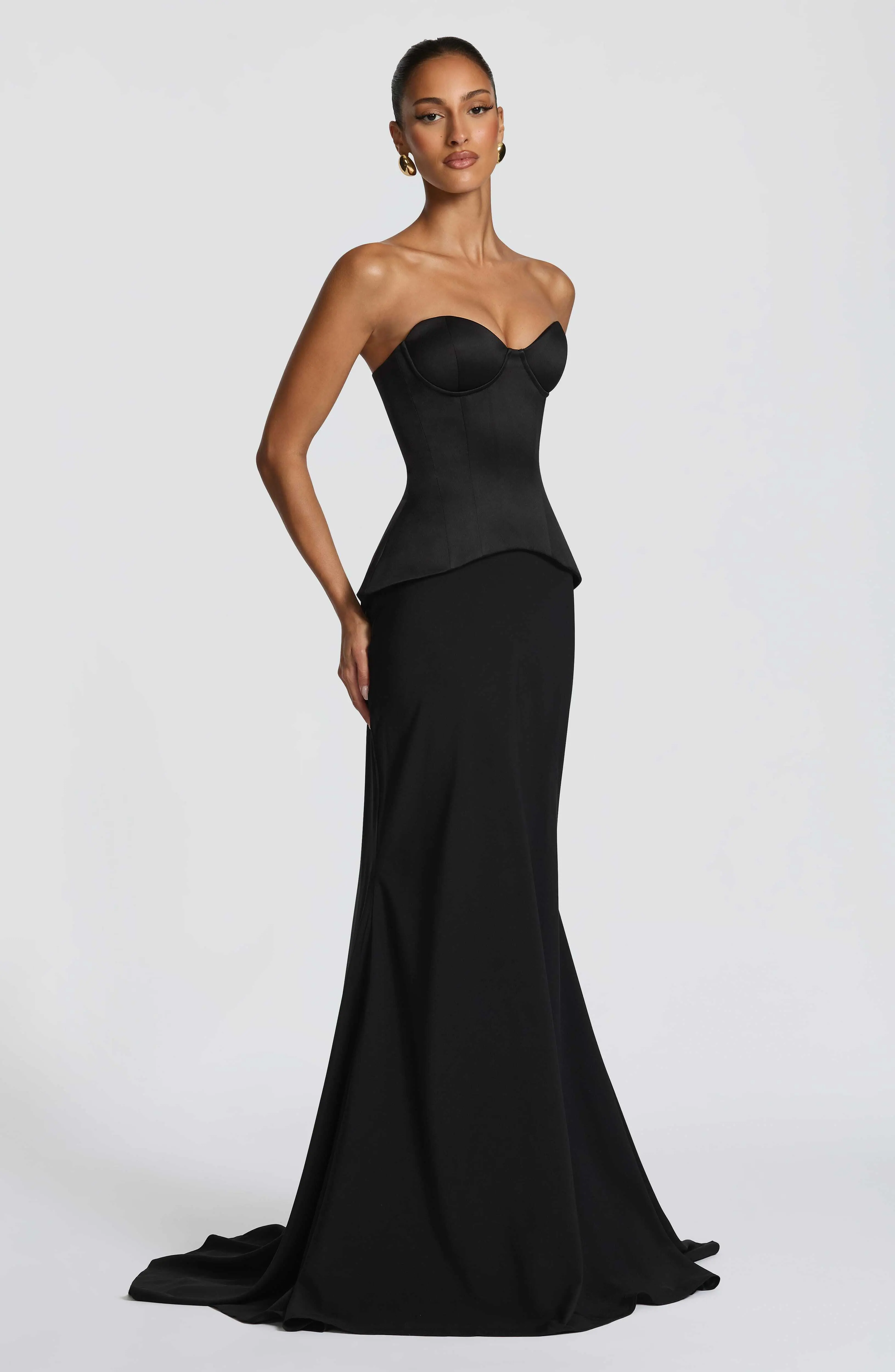Kaia Maxi Skirt - Black - Image 4
