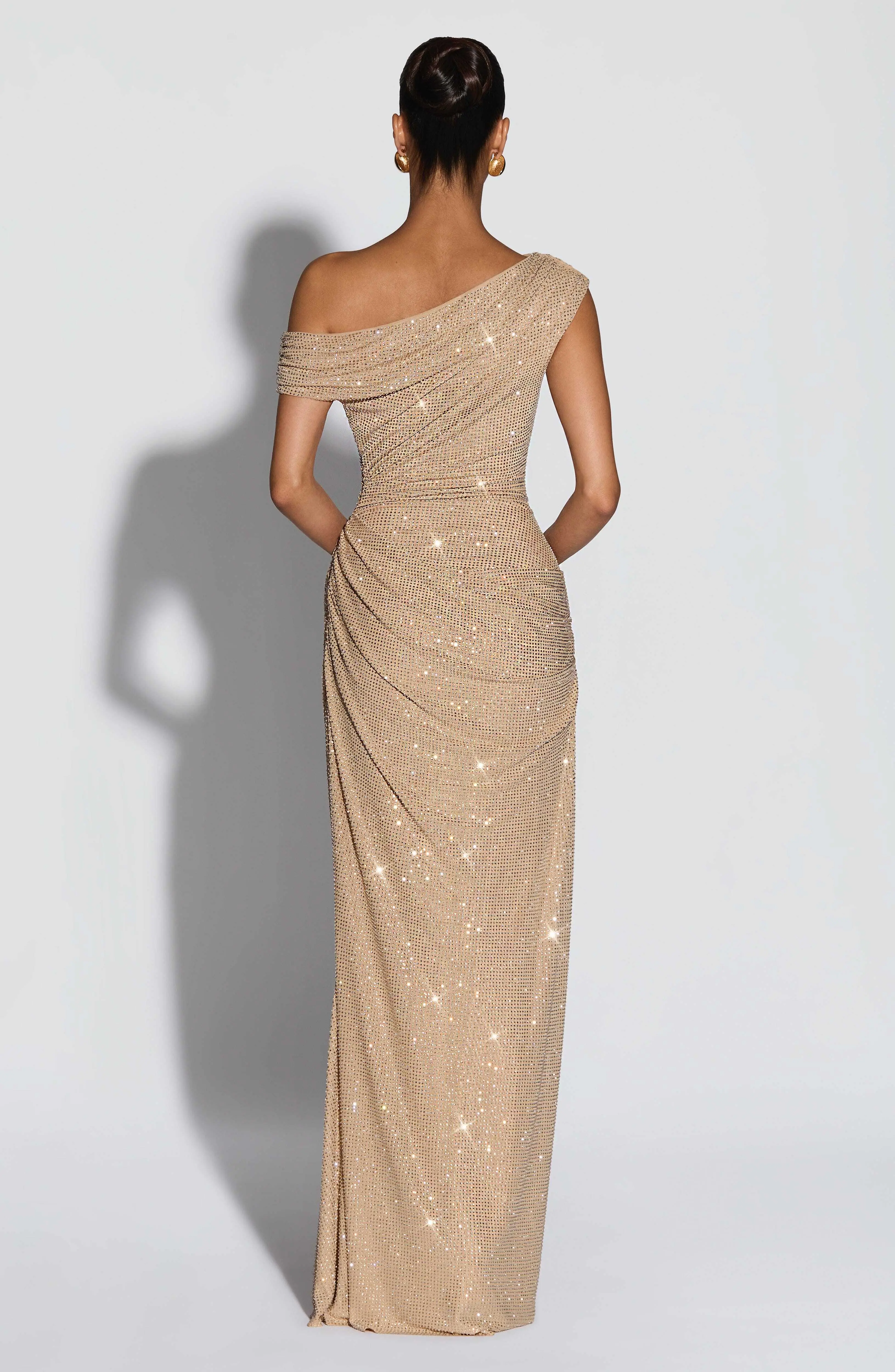 Ottilie Maxi Dress - Gold - Image 3