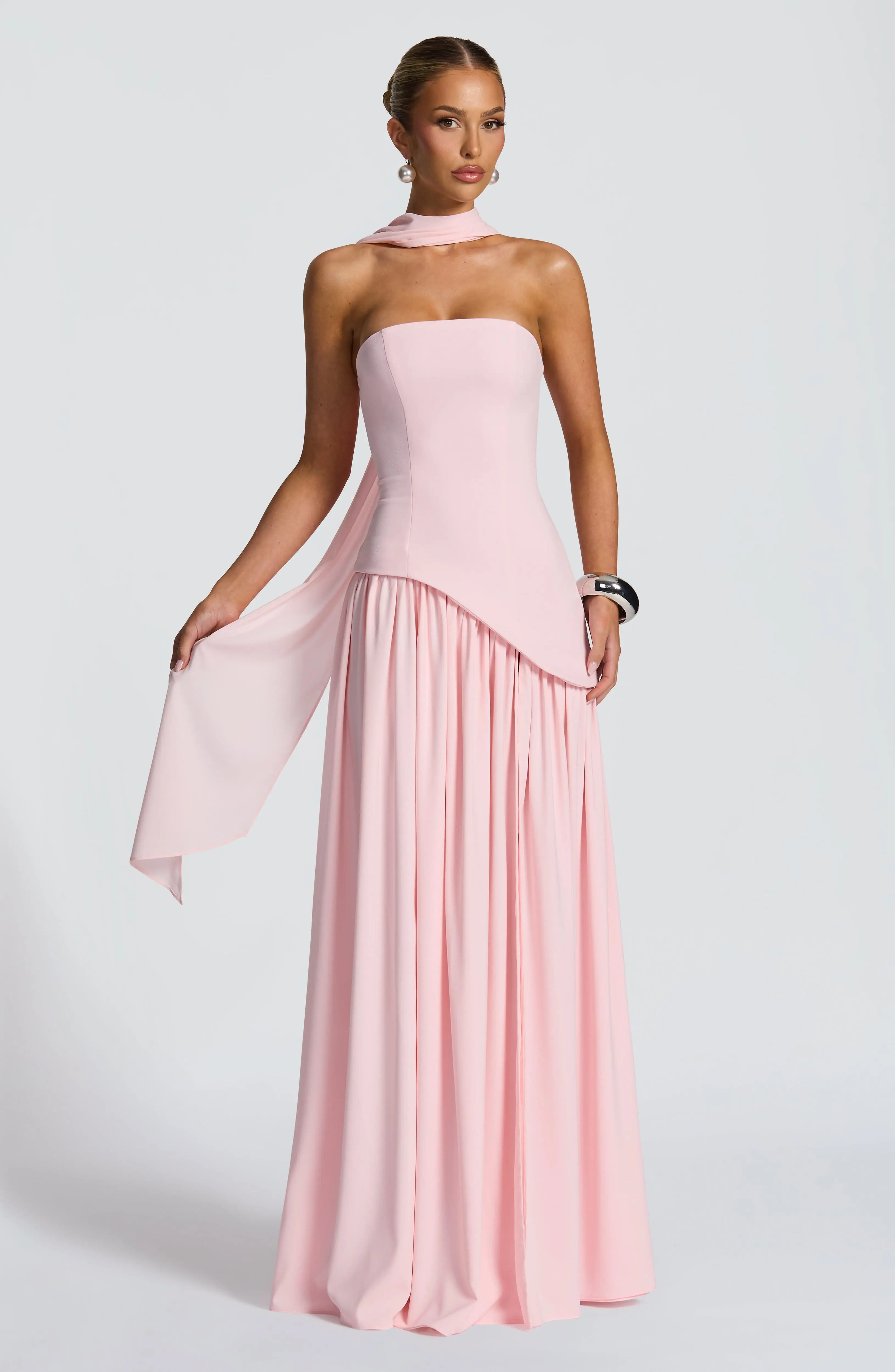Maliyah Maxi Dress - Blush - Image 4