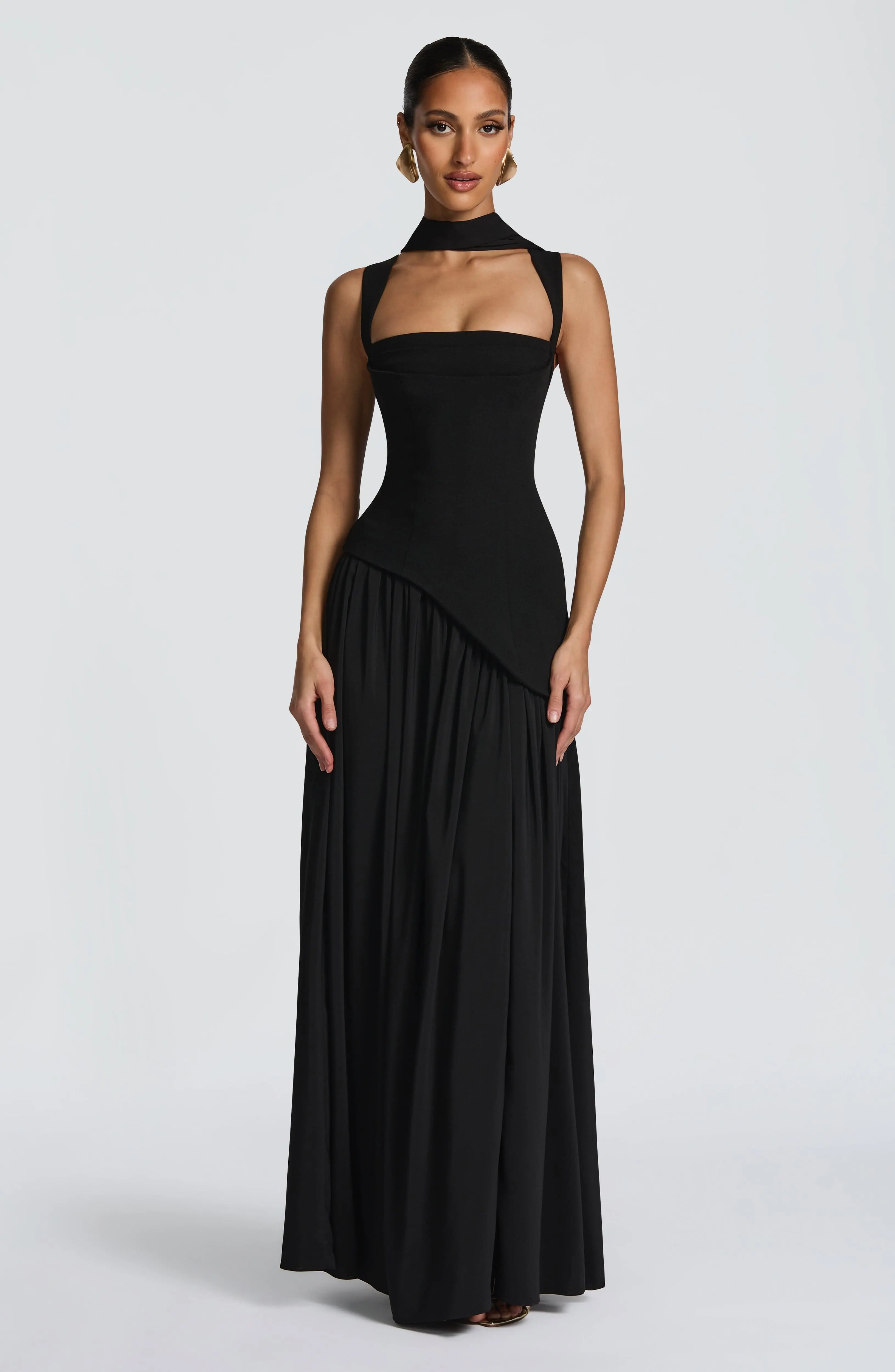 Tullulah Maxi Dress - Black - Image 2