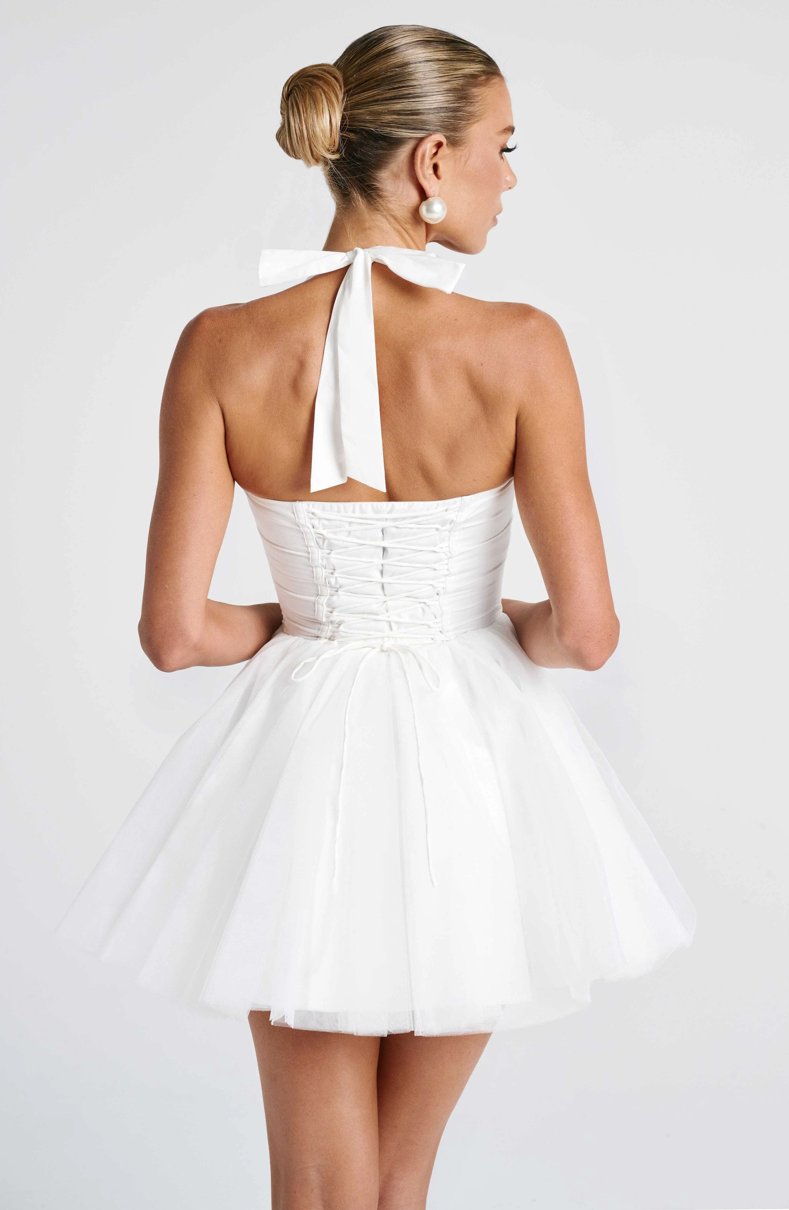 Keely Mini Dress - Ivory - Image 2