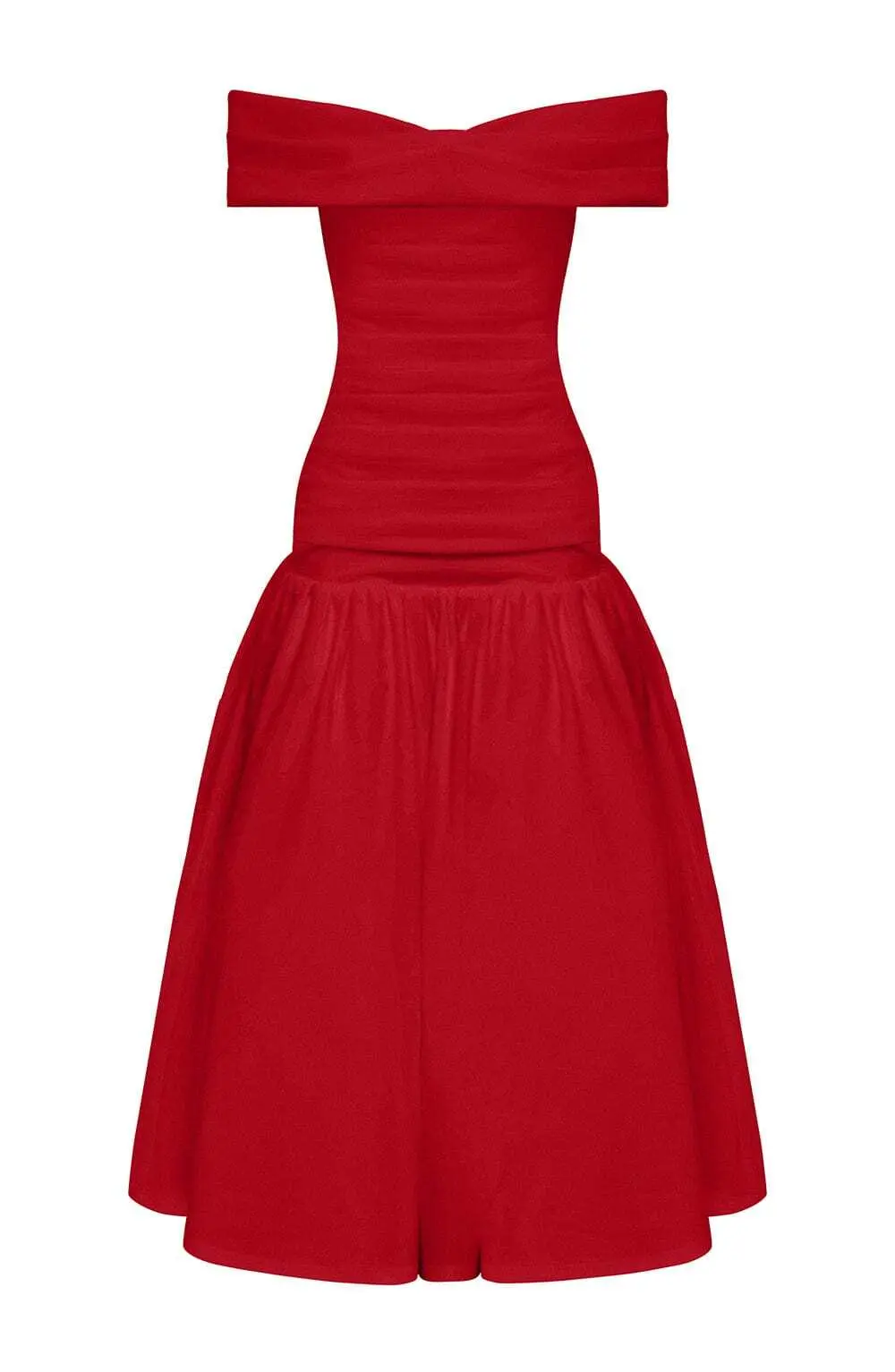 Wilhelmina Midaxi Dress - Red - Image 10