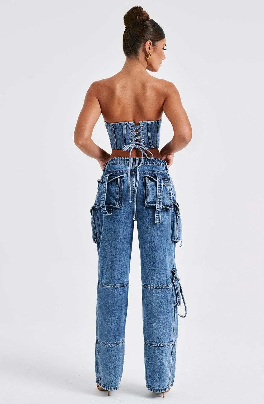 Yasie Corset - Dark Wash - Image 6