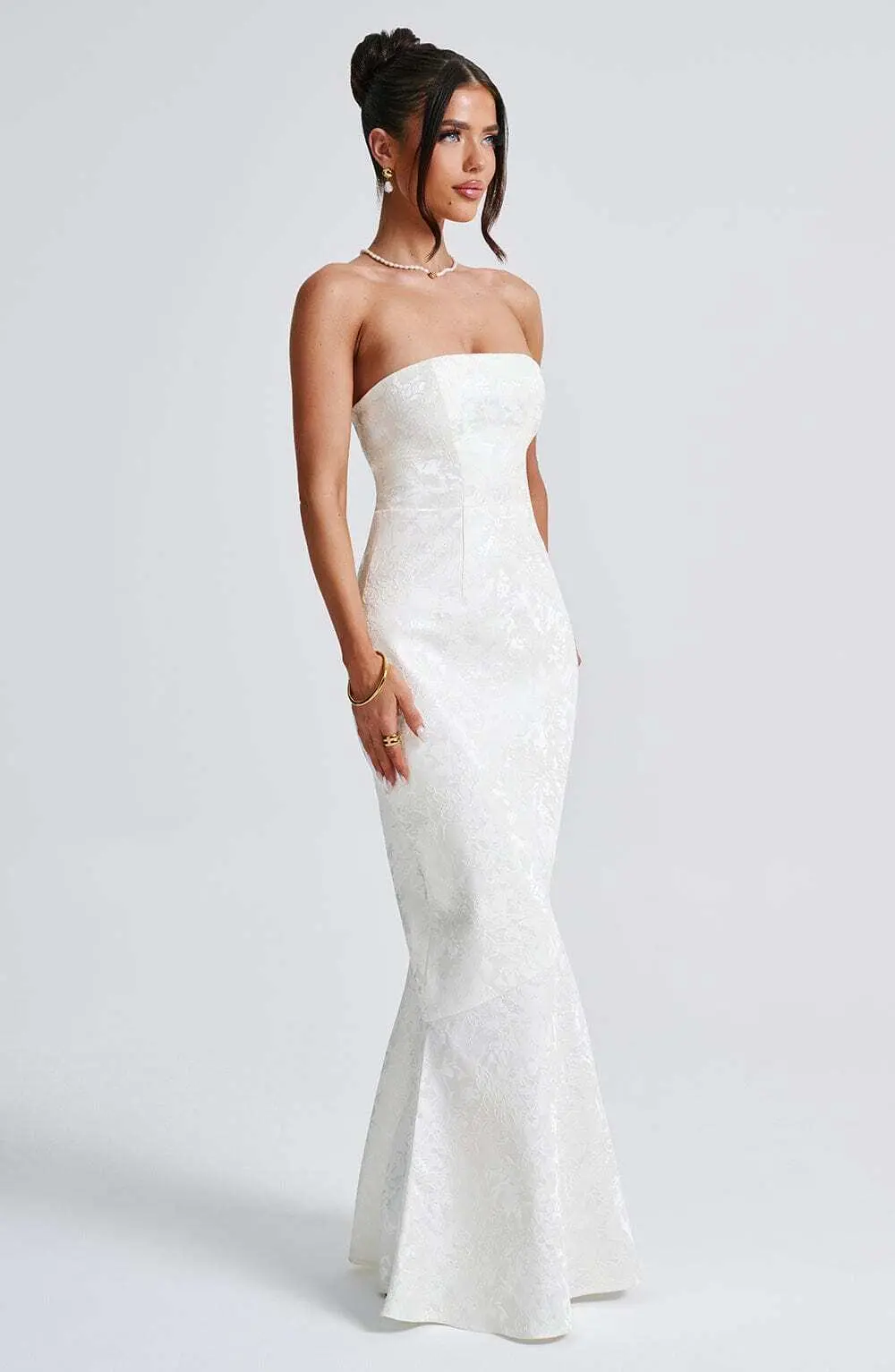 Felicity Maxi Dress - Ivory - Image 3