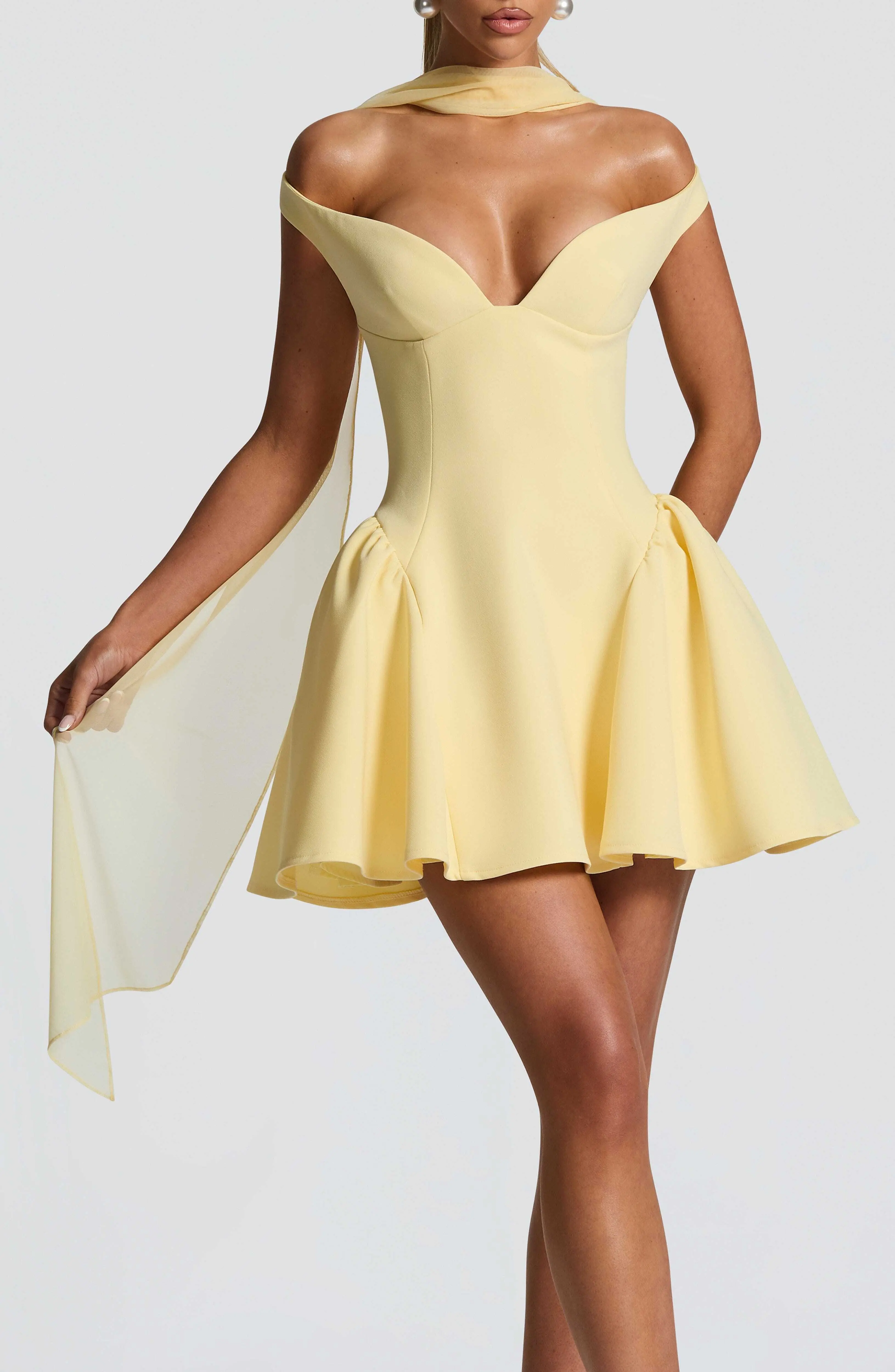 Ayla Scarf - Lemon - Image 5